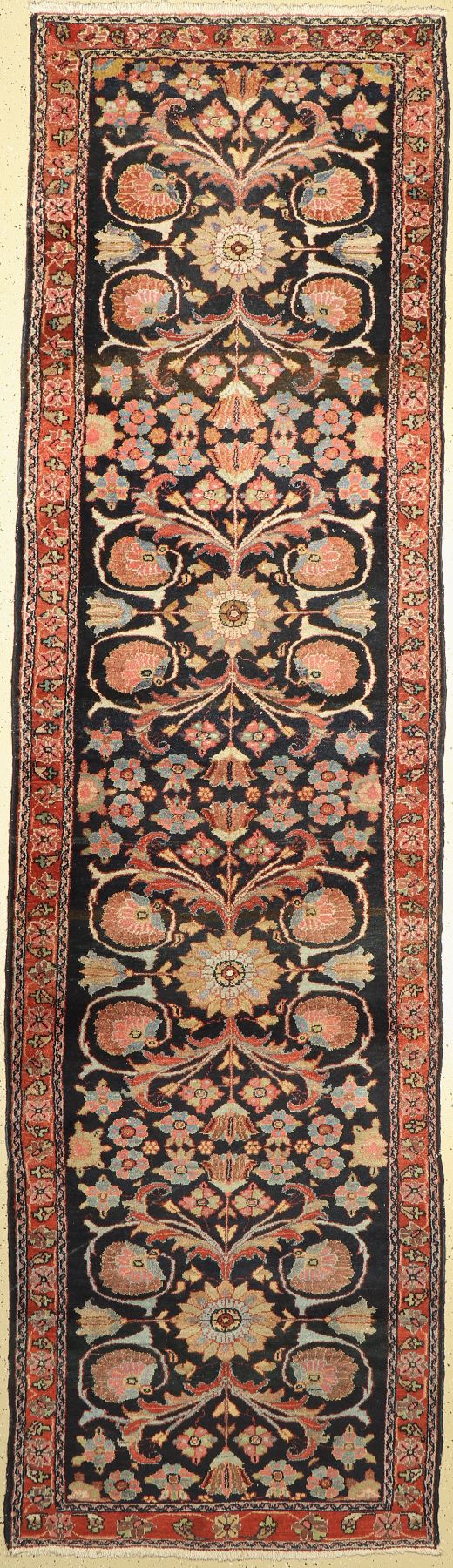 Hamadan alt, Persien, um 1940, Wolle auf Baumwolle, ca. 390 x 110 cm, EHZ: 2