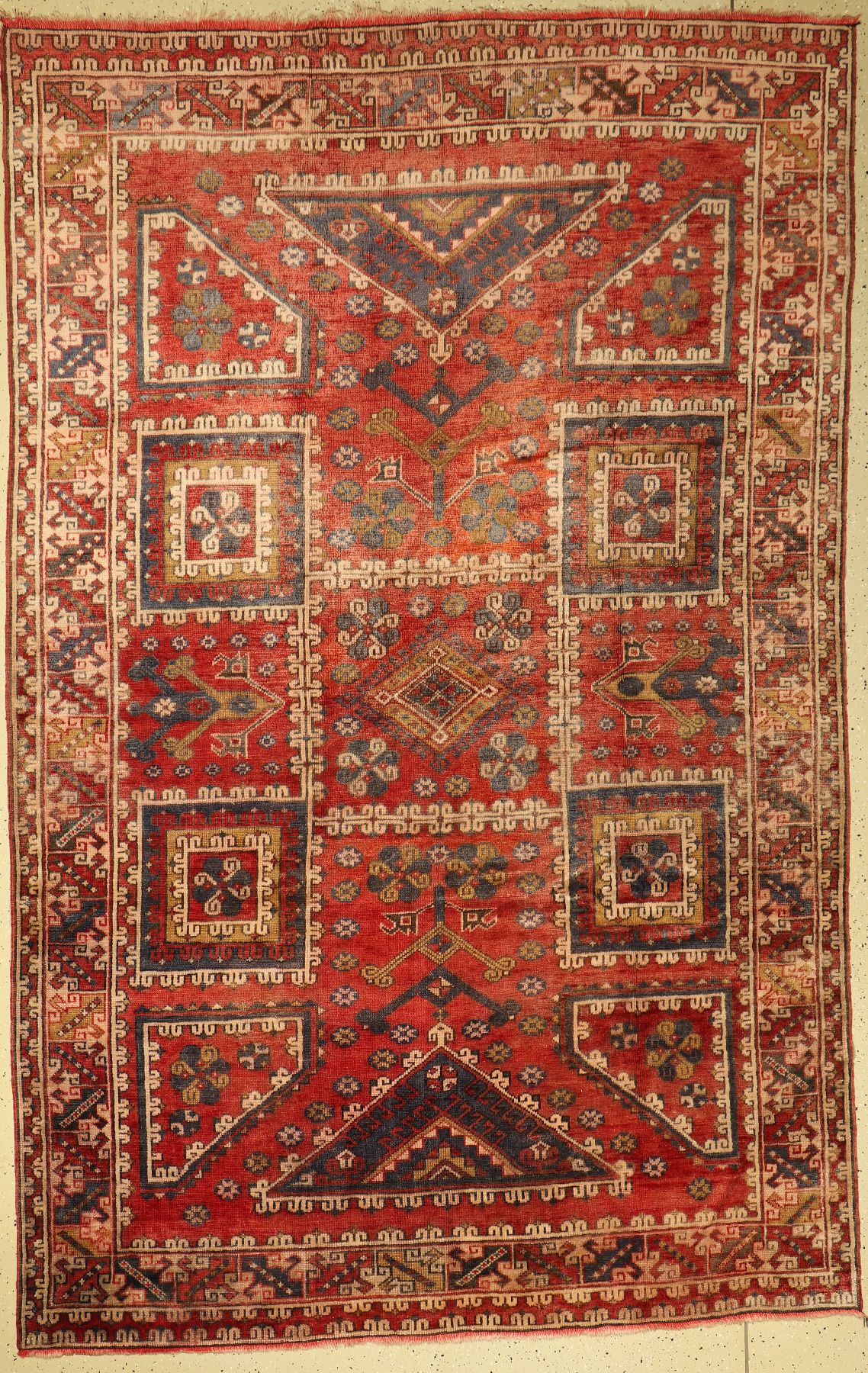 Canakkale alt, Türkei, um 1940, Wolle auf Wolle, ca. 310 x 200 cm, EHZ: 3