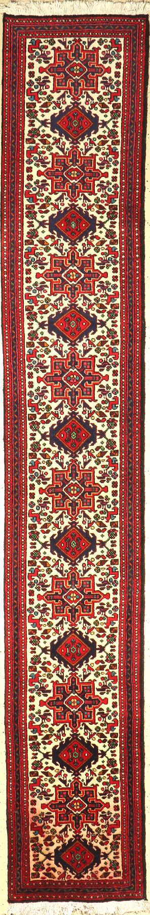 Garadjeh, Persien, ca. 50 Jahre, Wolle auf Baumwolle, ca. 378 x 59 cm.guter Zustand, Verfärbt