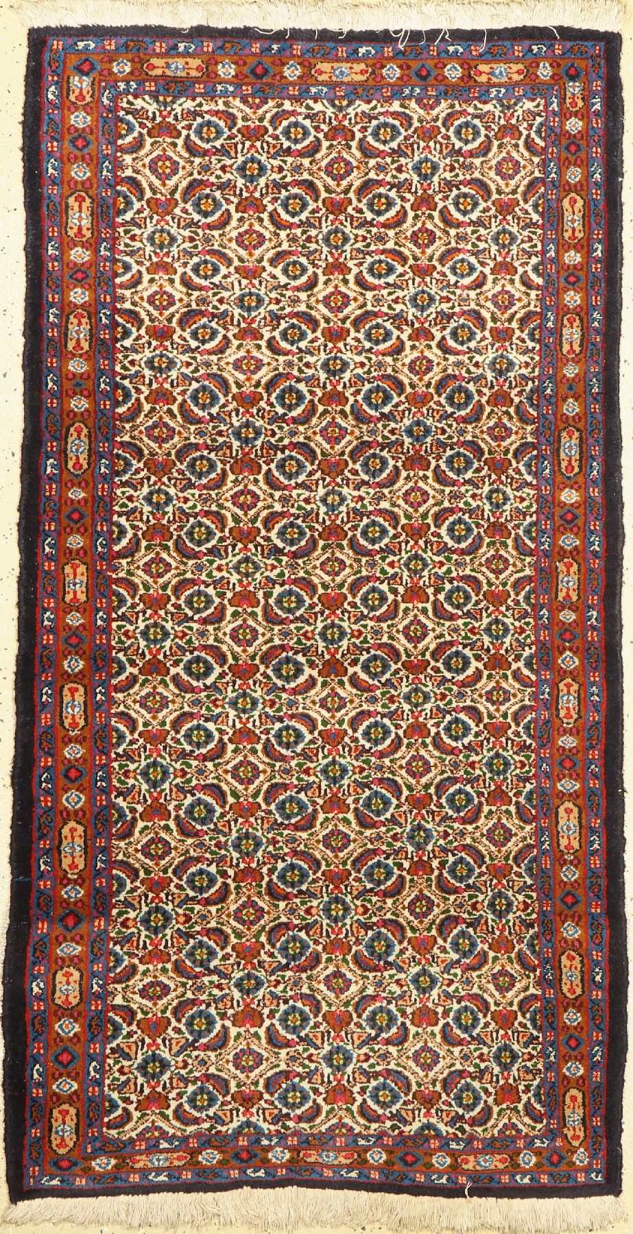 Mud, Persien, ca. 50 Jahre, Wolle auf Baumwolle, ca. 165 x 84 cm,guter Zustand