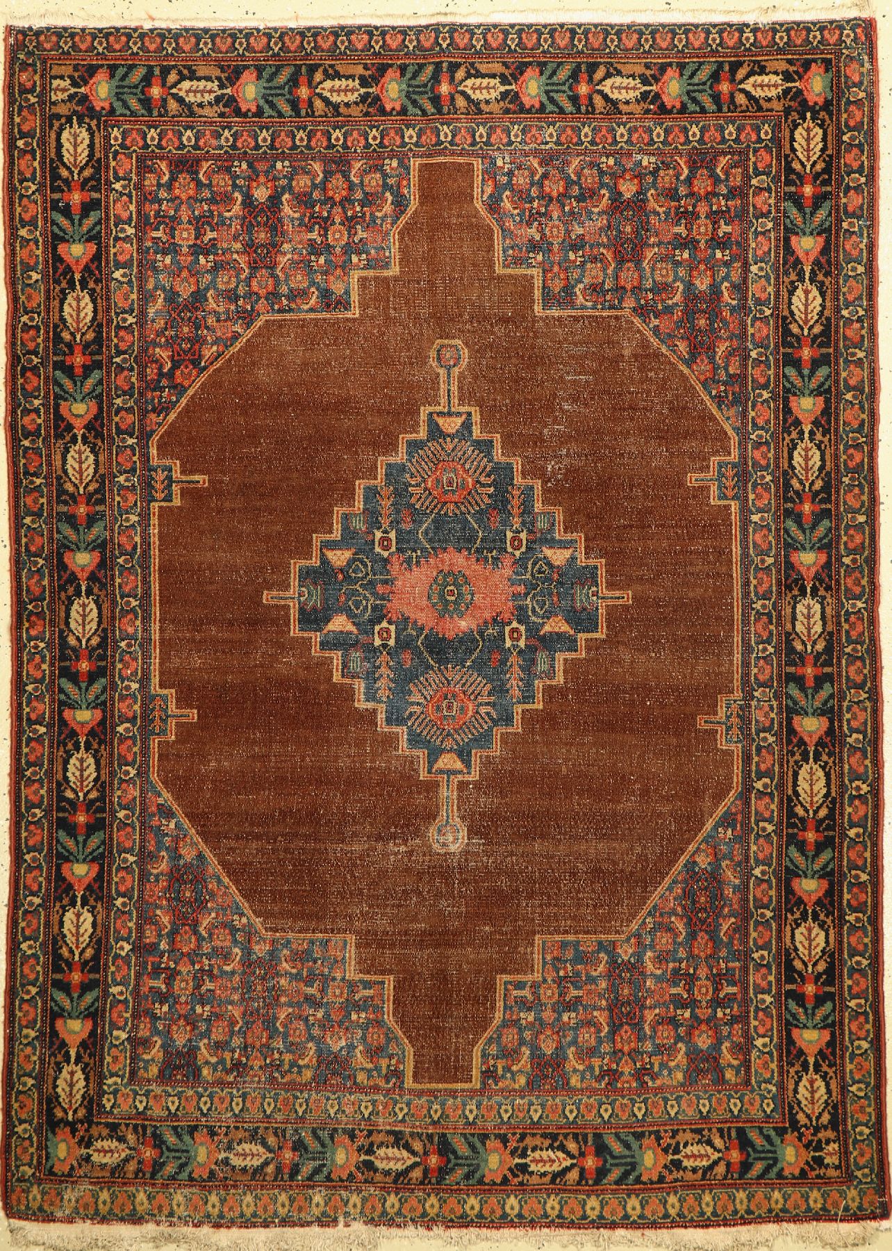 Senneh antik, Persien, um 1900, Wolle auf Baumwolle, ca. 180 x 135 cm, EHZ: 4