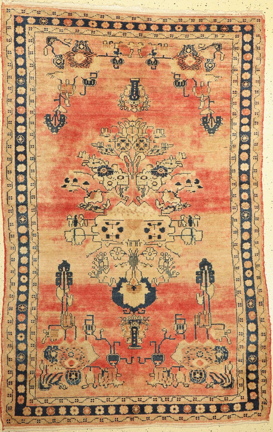 Hamadan antik, Persien, um 1910, Wolle auf Baumwolle, ca. 213 x 134 cm, EHZ: 3