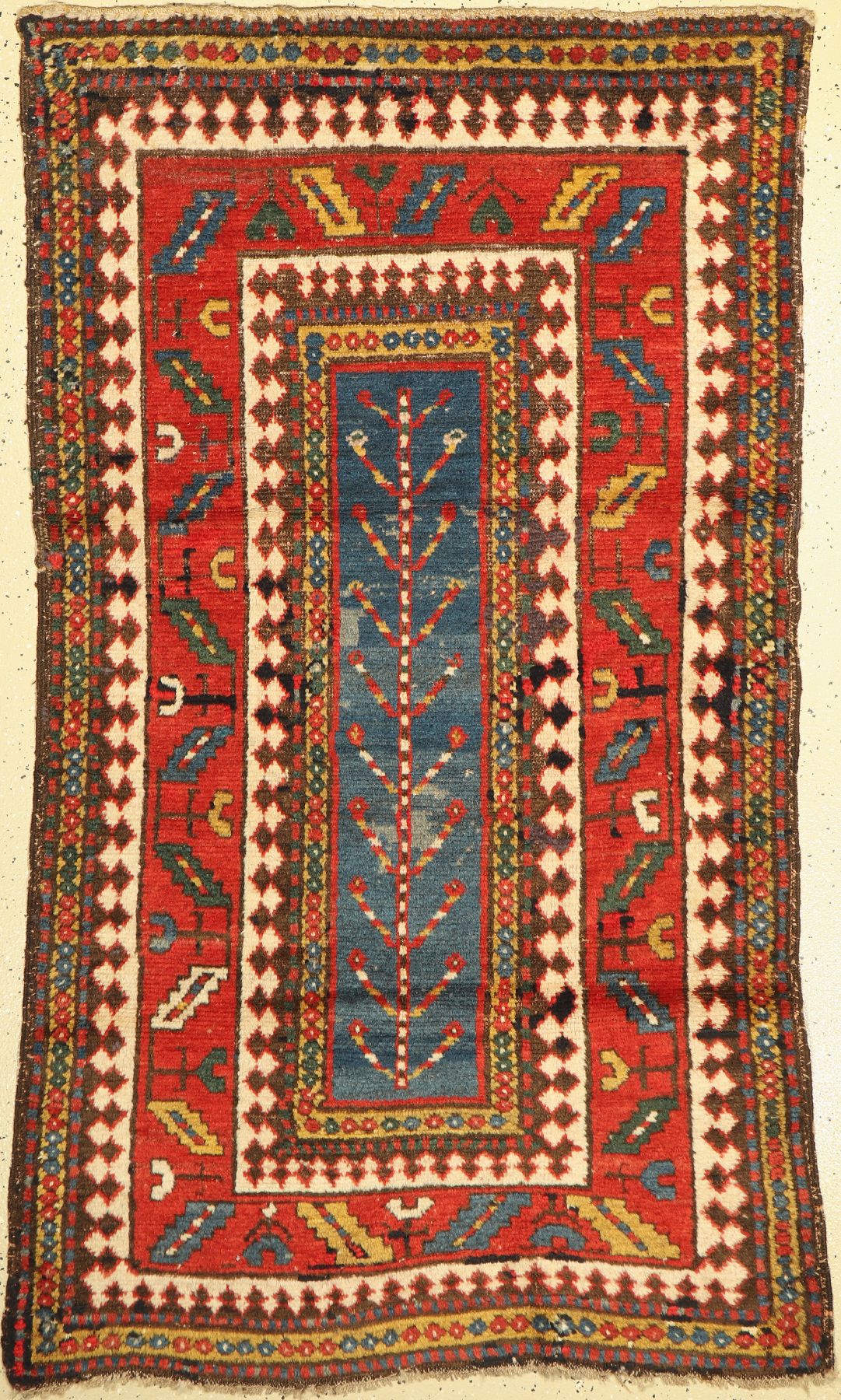 Kurdischer Dorfteppich, Türkei,Ende 19 Jhd Wolle auf Wolle, ca. 190 x 110 cm, EHZ: 3