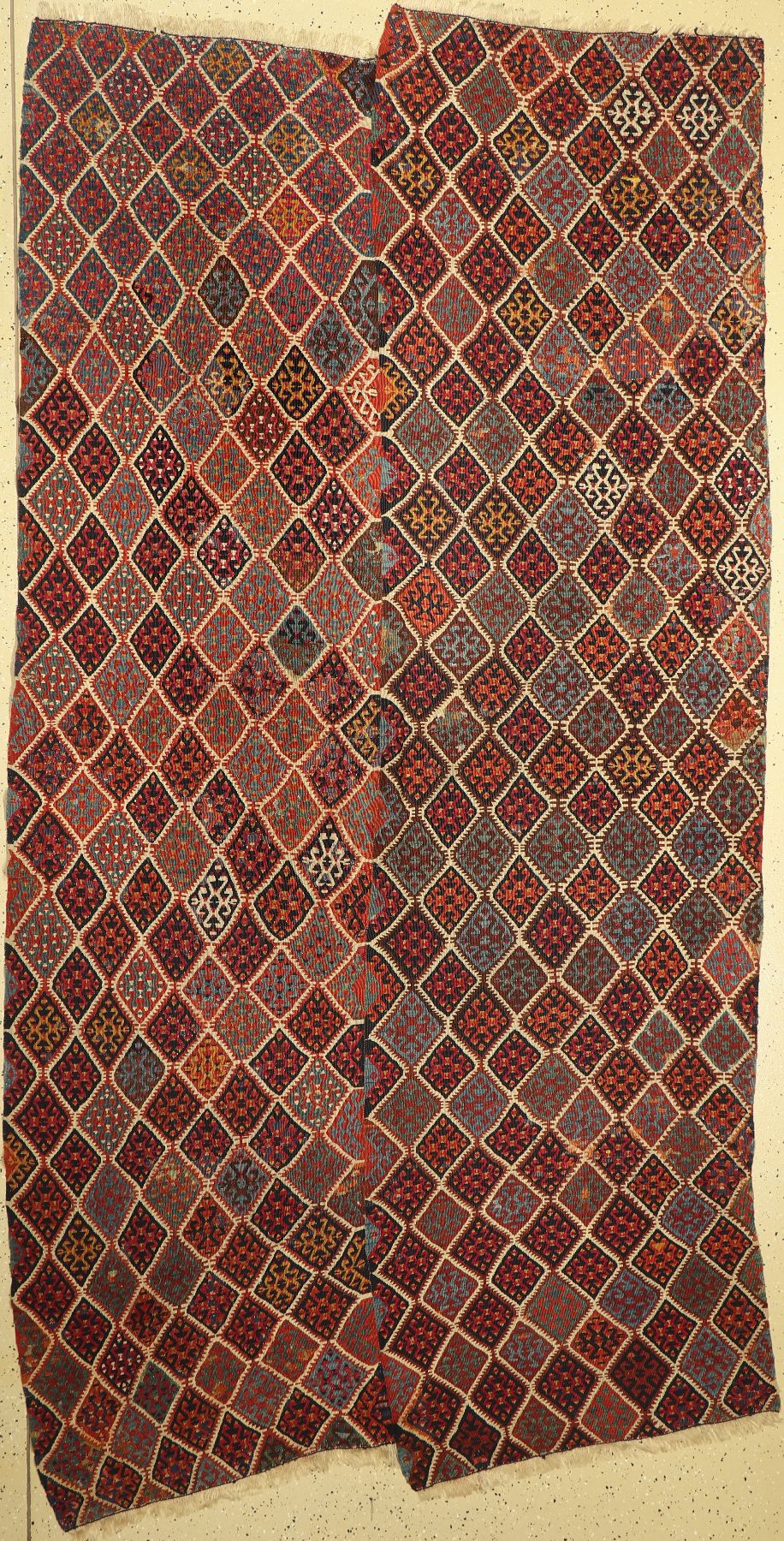 Ost-Anatolischer Kelim, Türkei,End 19 Jhd Wolle auf Wolle, ca. 298 x 158 cm, EHZ: 3