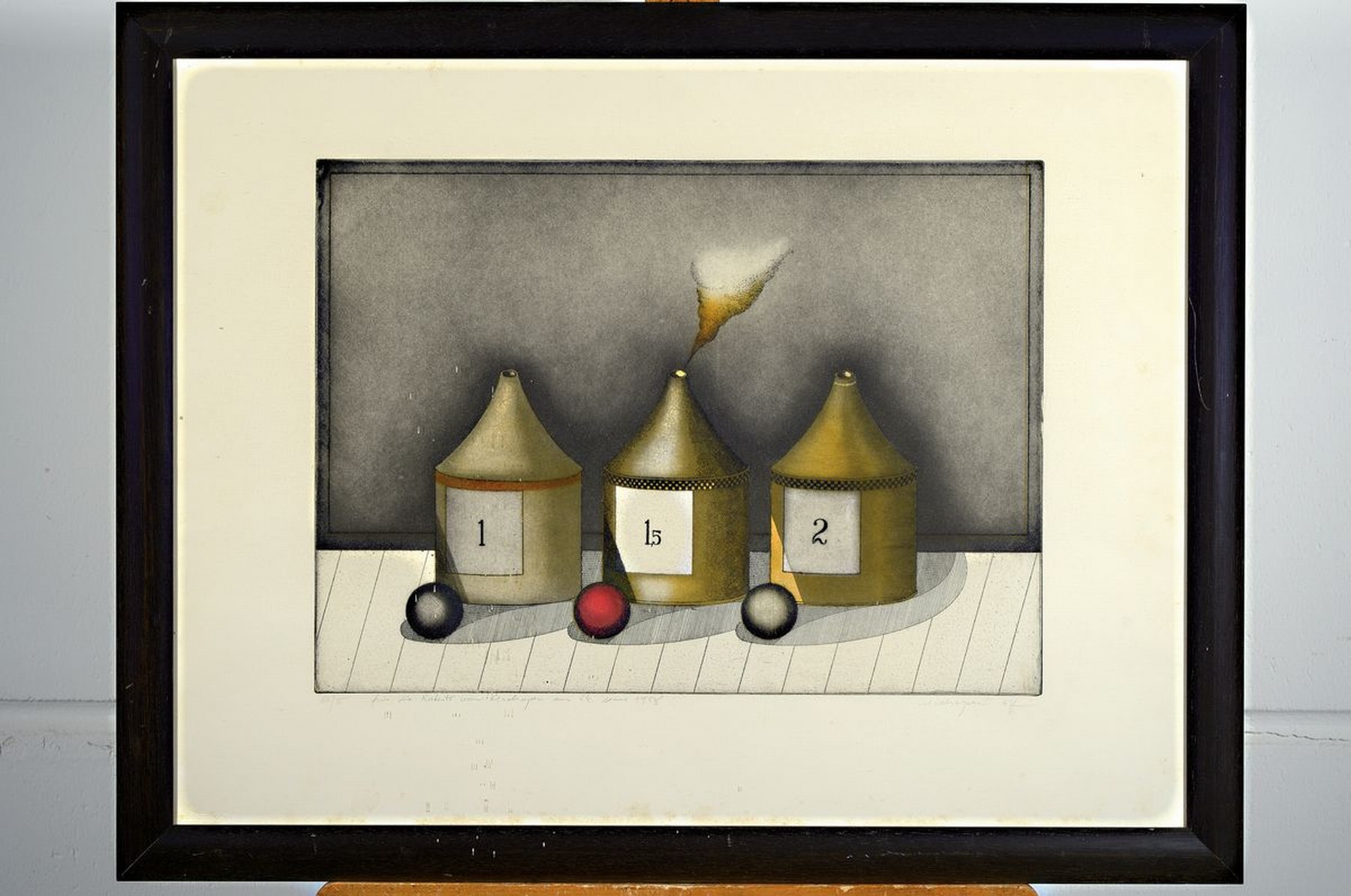 Detail p: Friedrich Meckseper, 1936-2019, 3 Farblithographien, alle handsigniert, 1) num. 92/100, dat. 95, ca. 32x63cm, u.Gl., R. ca. 63x82cm, 2) num. 67/75, ...