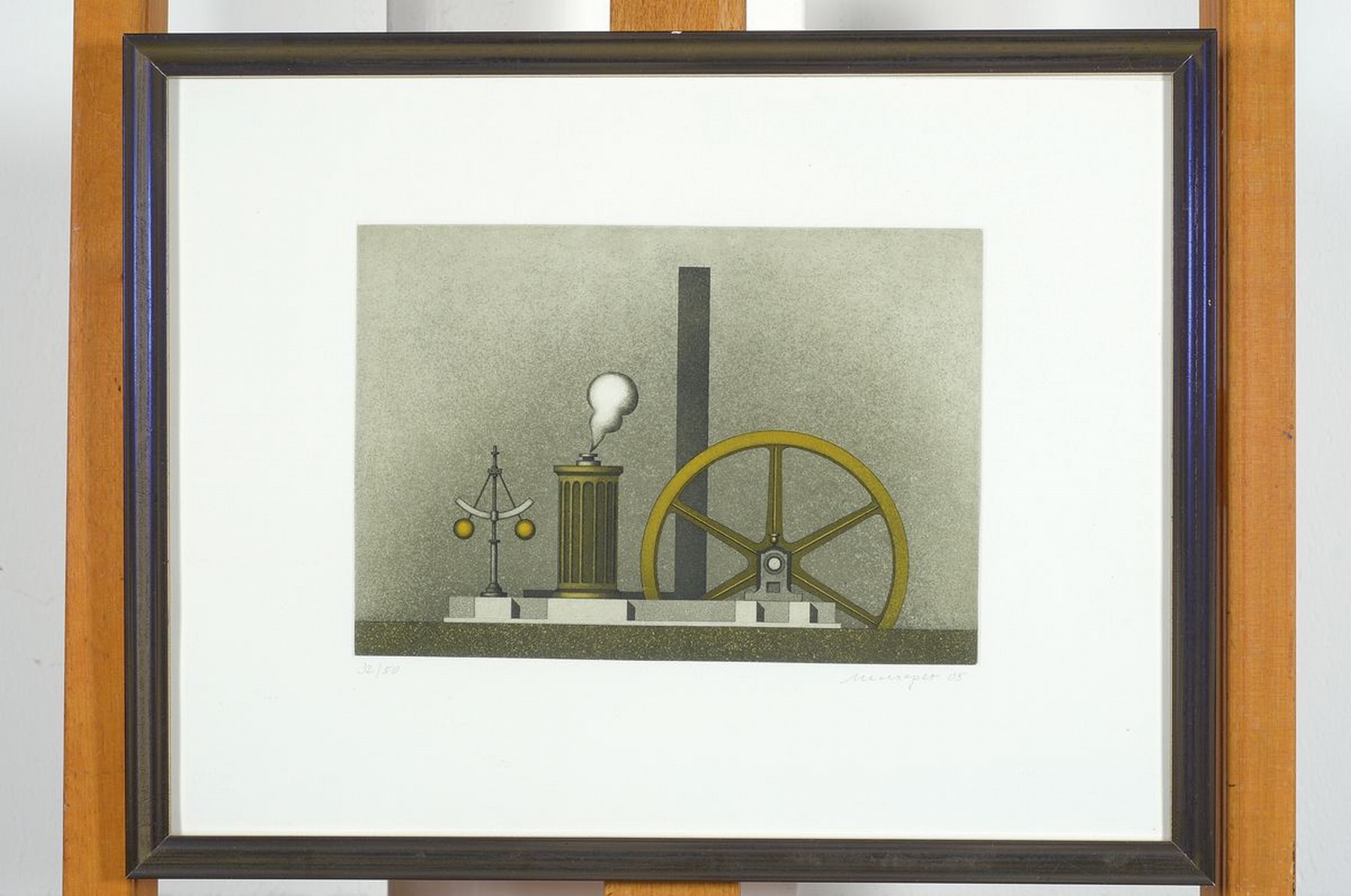 Detail m: Friedrich Meckseper, 1936-2019, Konvolut aus 9 Farblithographien, alle handsigniert und dat. zwischen 1978 und 2005, versch. Größen von ca. ...