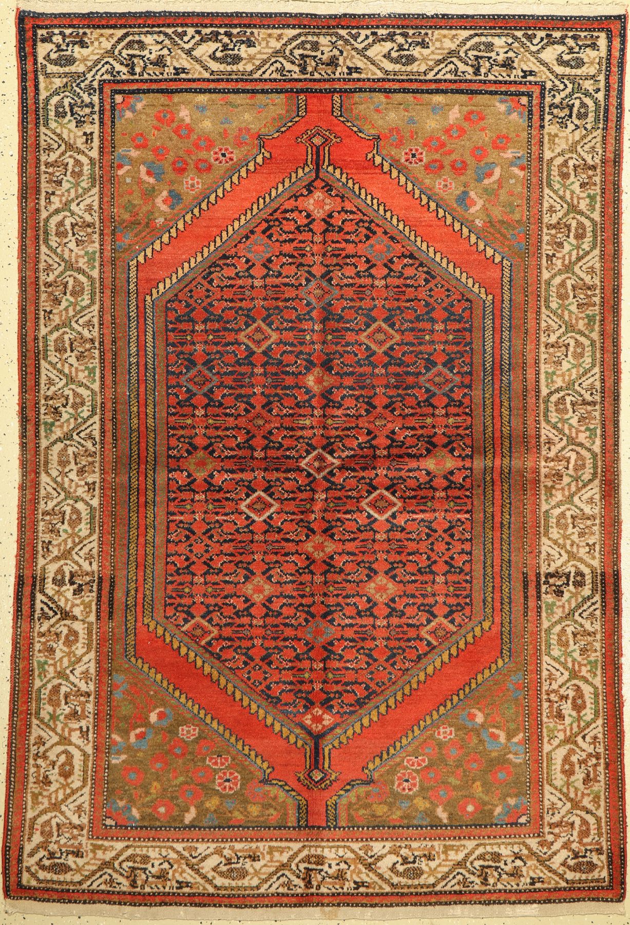 Hamadan antik, Persien, um 1900, Wolle auf Baumwolle, ca. 195 x 132 cm, EHZ: 2-3