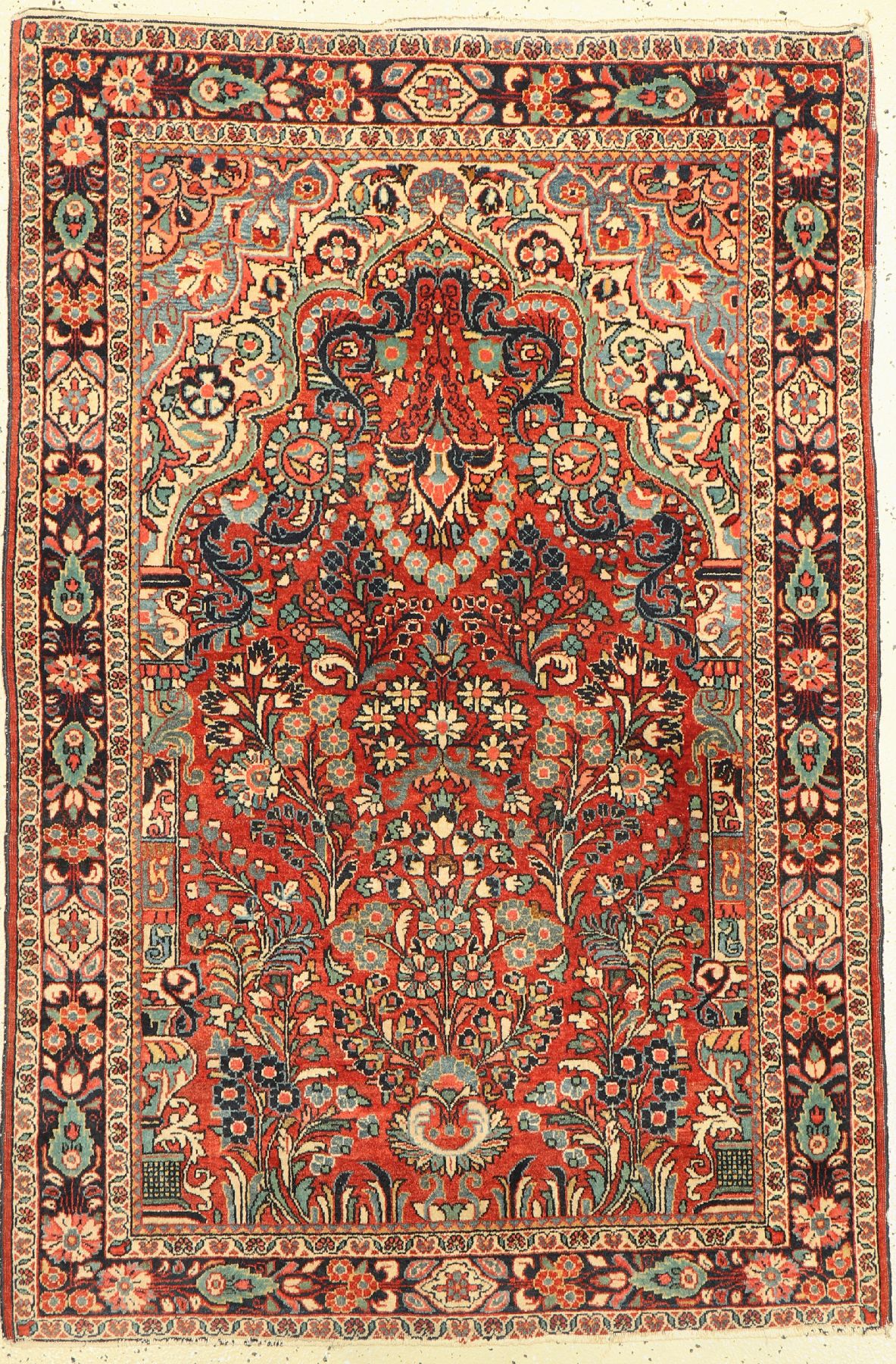 Sarogh alt, Persien, um 1950, Wolle auf Baumwolle, ca. 150 x 100 cm, EHZ: 3