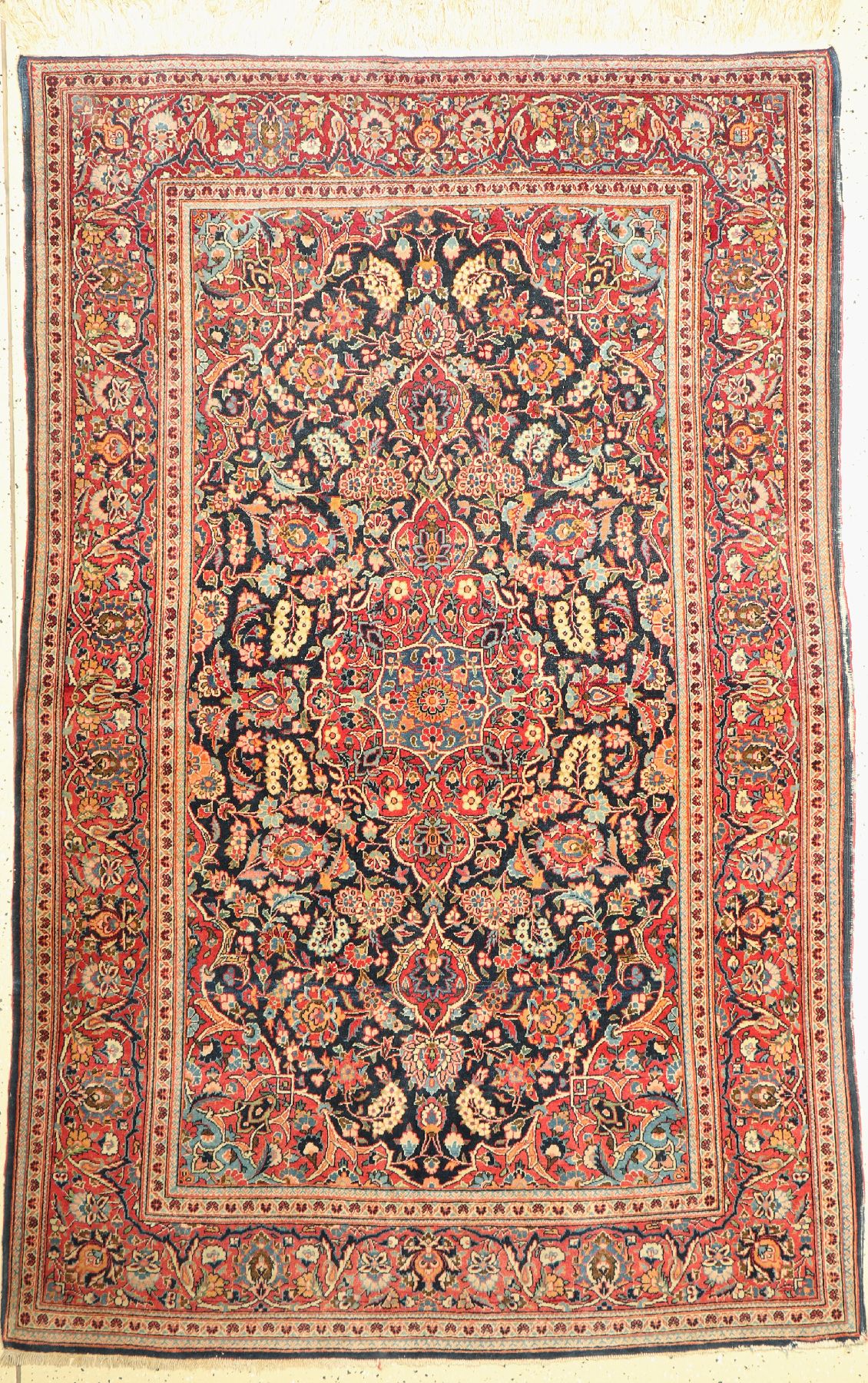 Keschan alt, Persien, um 1940, Wolle auf Baumwolle, ca. 205 x 134 cm, EHZ: 2-3