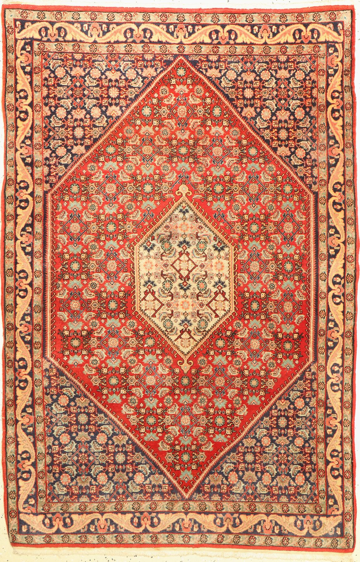 Bidjar fein, Persien, ca. 50 Jahre, Korkwolle, ca. 180 x 117 cm, EHZ: 2