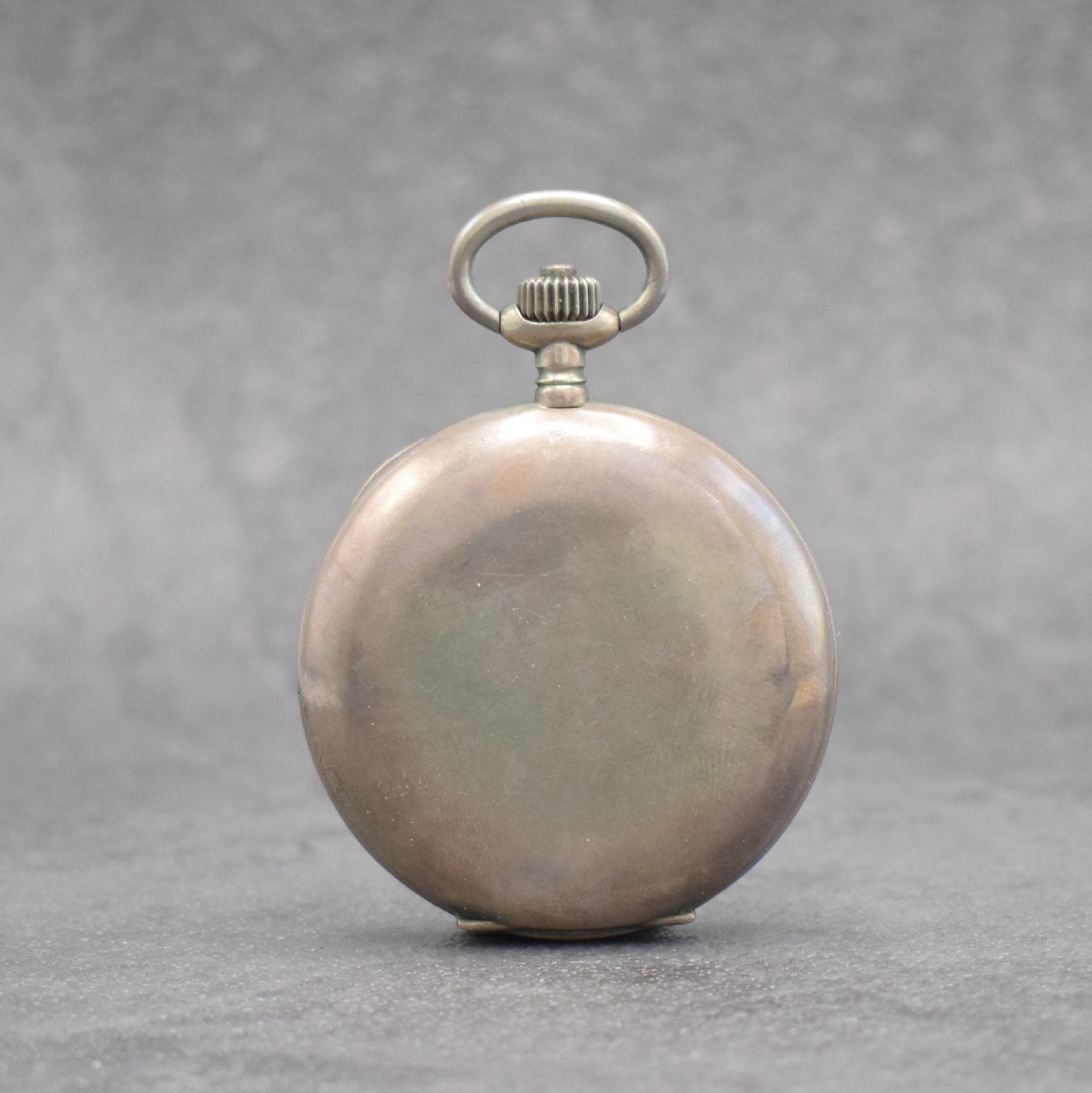Detail b: DEUTSCHE PRÄZISIONSUHR "ORIGINAL GLASHÜTTE" Savonette Taschenuhr in Silber 800/000, Deutschland um 1915, glattes, 3-teil. Geh., ...