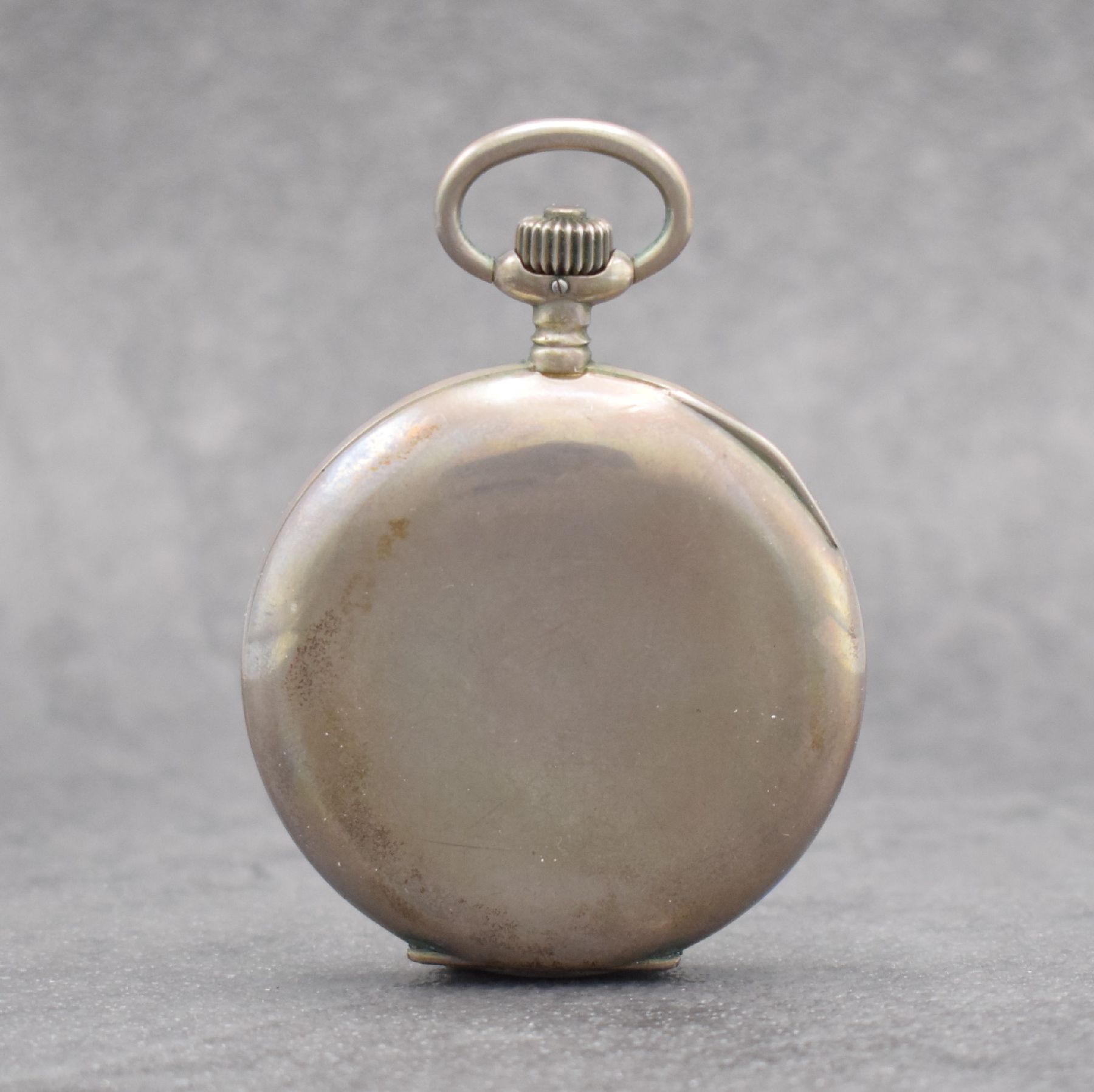 Detail c: DEUTSCHE PRÄZISIONSUHR "ORIGINAL GLASHÜTTE" Savonette Taschenuhr in Silber 800/000, Deutschland um 1915, glattes, 3-teil. Geh., ...