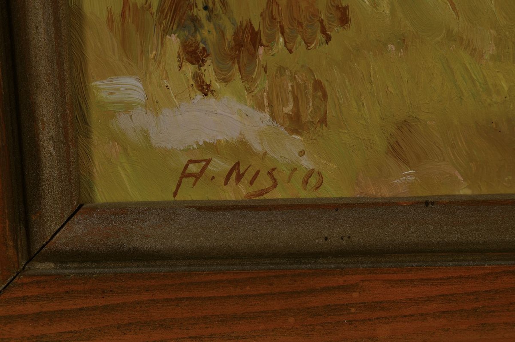 Detail a: Arthur Nisio, 1906-1974, brasilianischer Maler, der von 1938-1947 in Deutschland lebte und Schüler von Max Bergmann war, wurde später in Sao Paolo ...