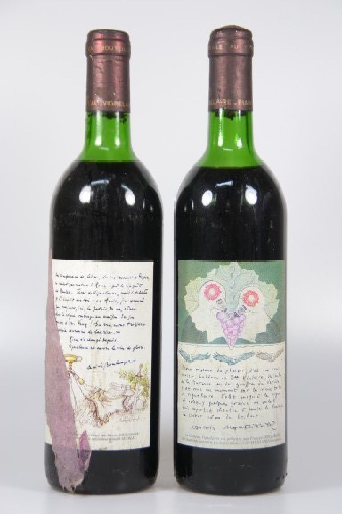 Detail a: 8 Flaschen Chateau Vignelaure 1983, limitiert auf 325000 Flaschen, je 75cl, into shoulder, orig. verkorkt und unverkostet