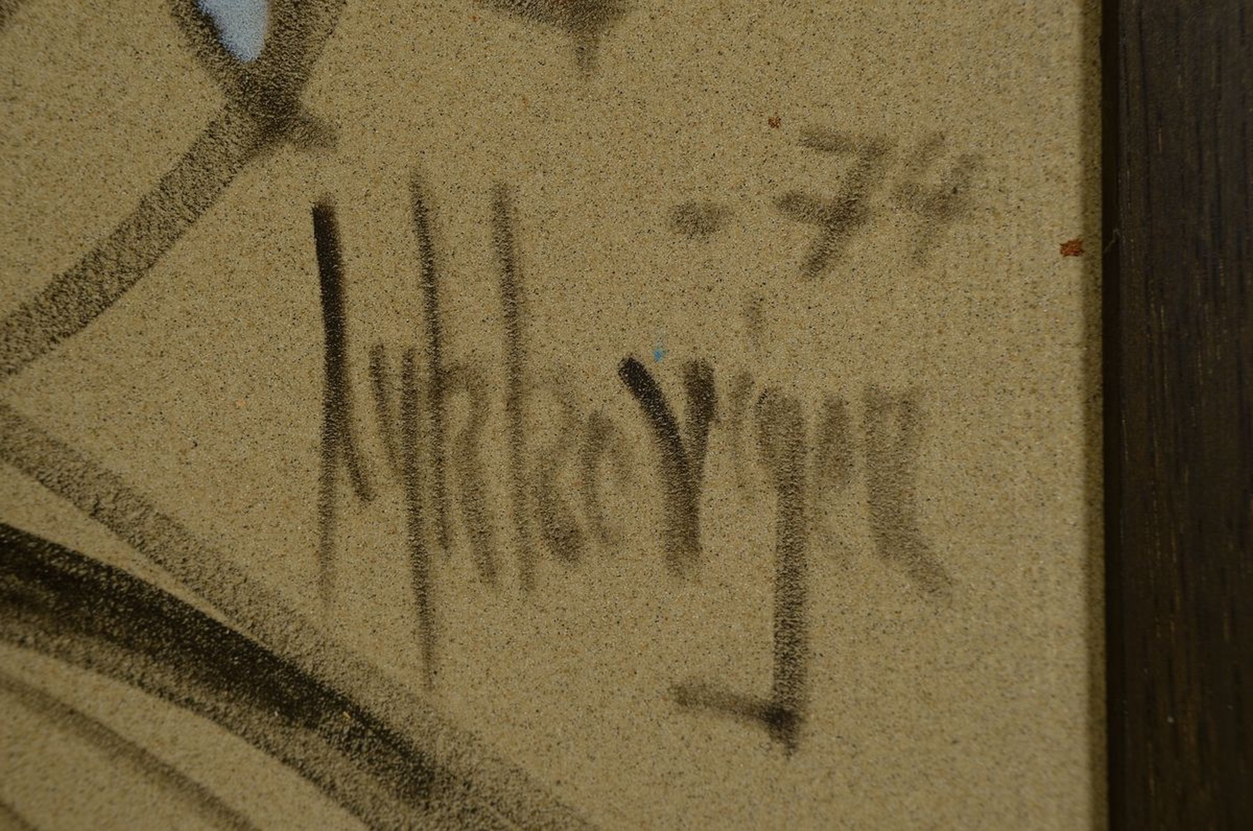 Detail a: Lykke Vigen, 1927-2009, dänischer Maler, Frau mit Papagei, Mischtechnik auf Lwd, auf rauer Grundierung, signiert und dat. 74, ca. 68x47cm, R.
