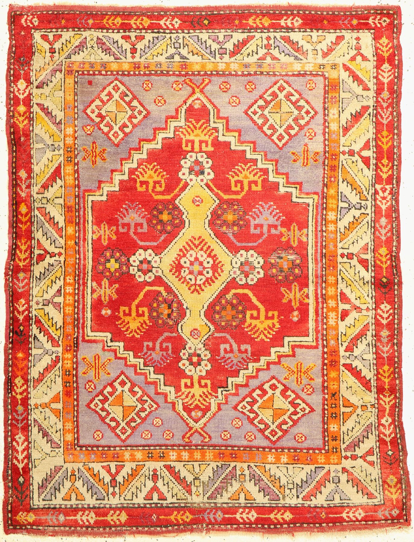 Konya antik, Türkei, um 1910, Wolle auf Wolle, ca. 150 x 115 cm, EHZ: 3