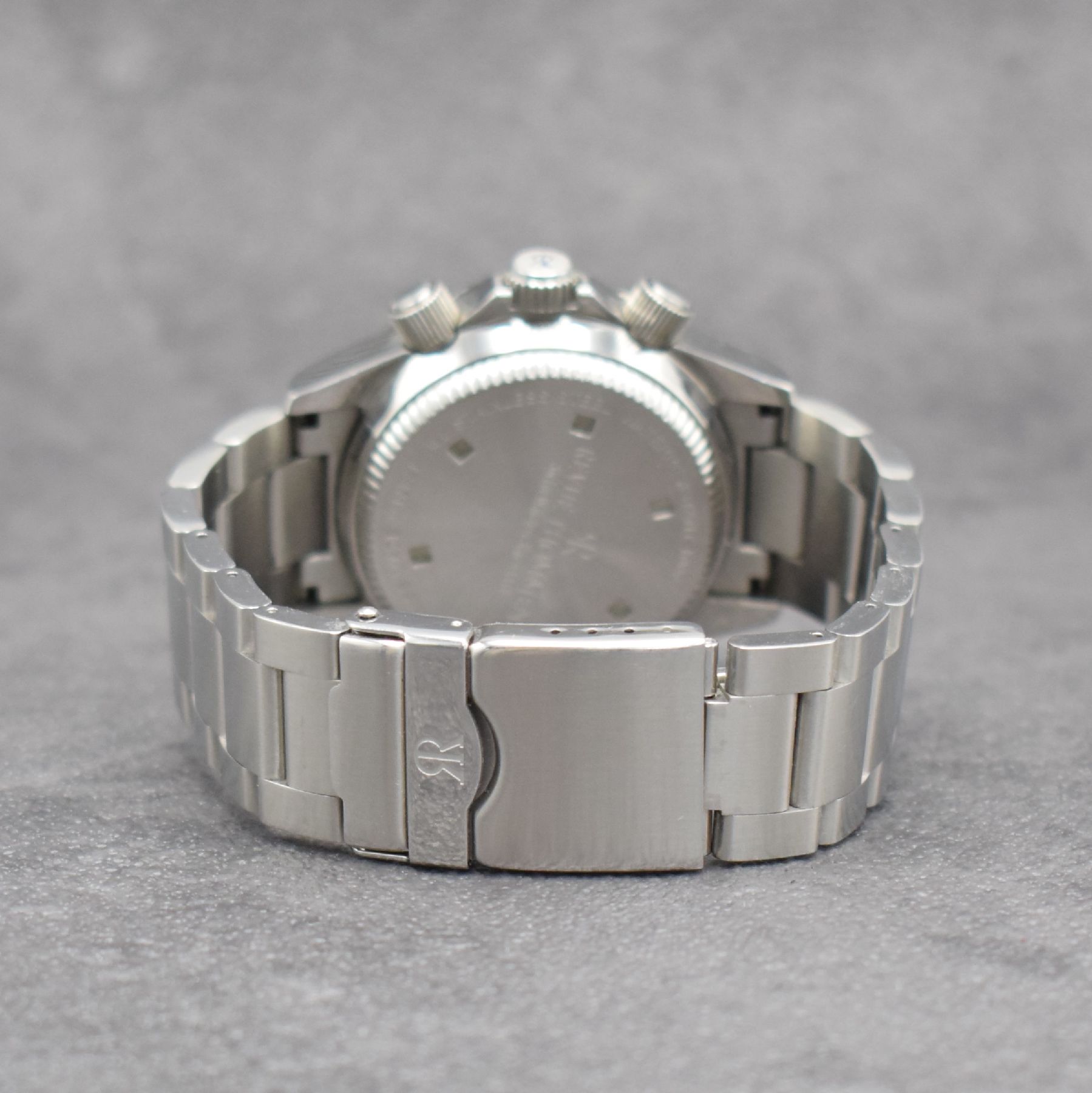 Detail d: REVUE THOMMEN Herrenarmbanduhr mit Chronograph, Schweiz um 2000, Automatik, verschr. Edelstahlgeh. inkl. orig. Gliederband m. Faltschl., eins. drehb. ...