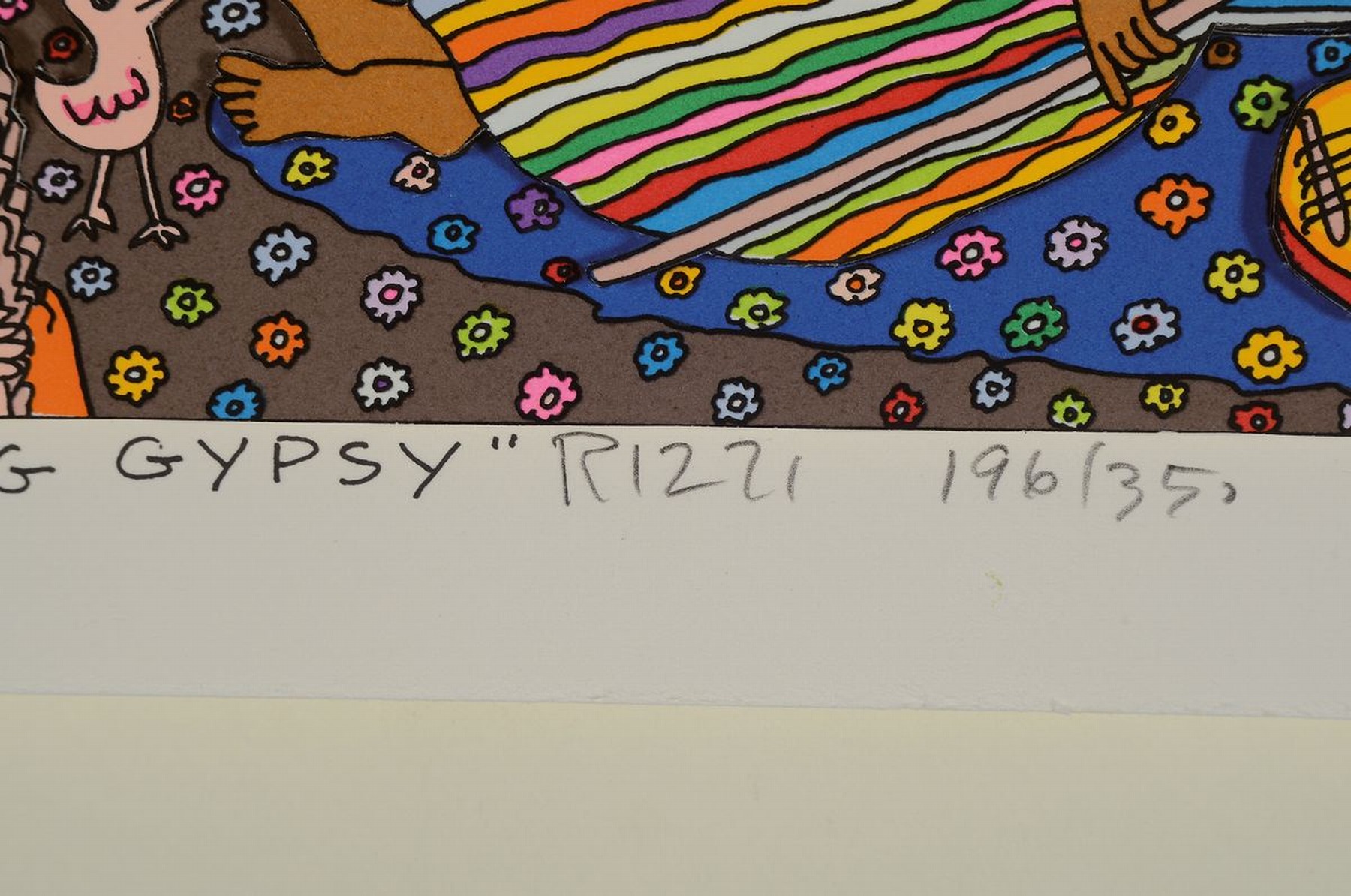 Detail a: James Rizzi, 1950-2011, "Sleeping Gypsy", 3D-Konstruktion, handsign., num. 196/350, dat., ca. 22x28 cm