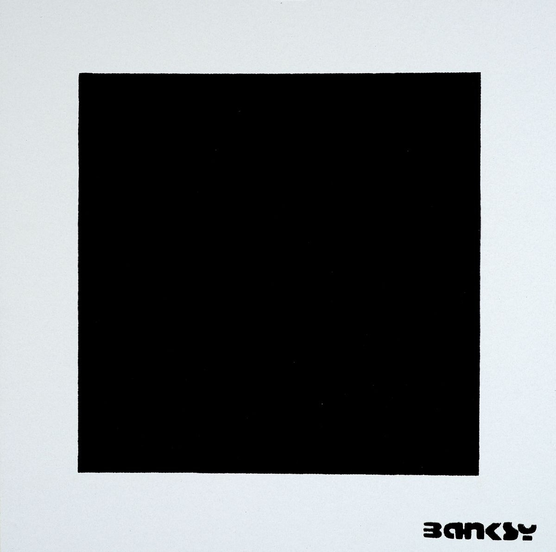 Detail a: Not by Banksy by Not Not Banksy, Konvolut aus 3 Werken, Titel: "Rat with Black Square, Pink Bunny with black Square, Black Square, je verso ...