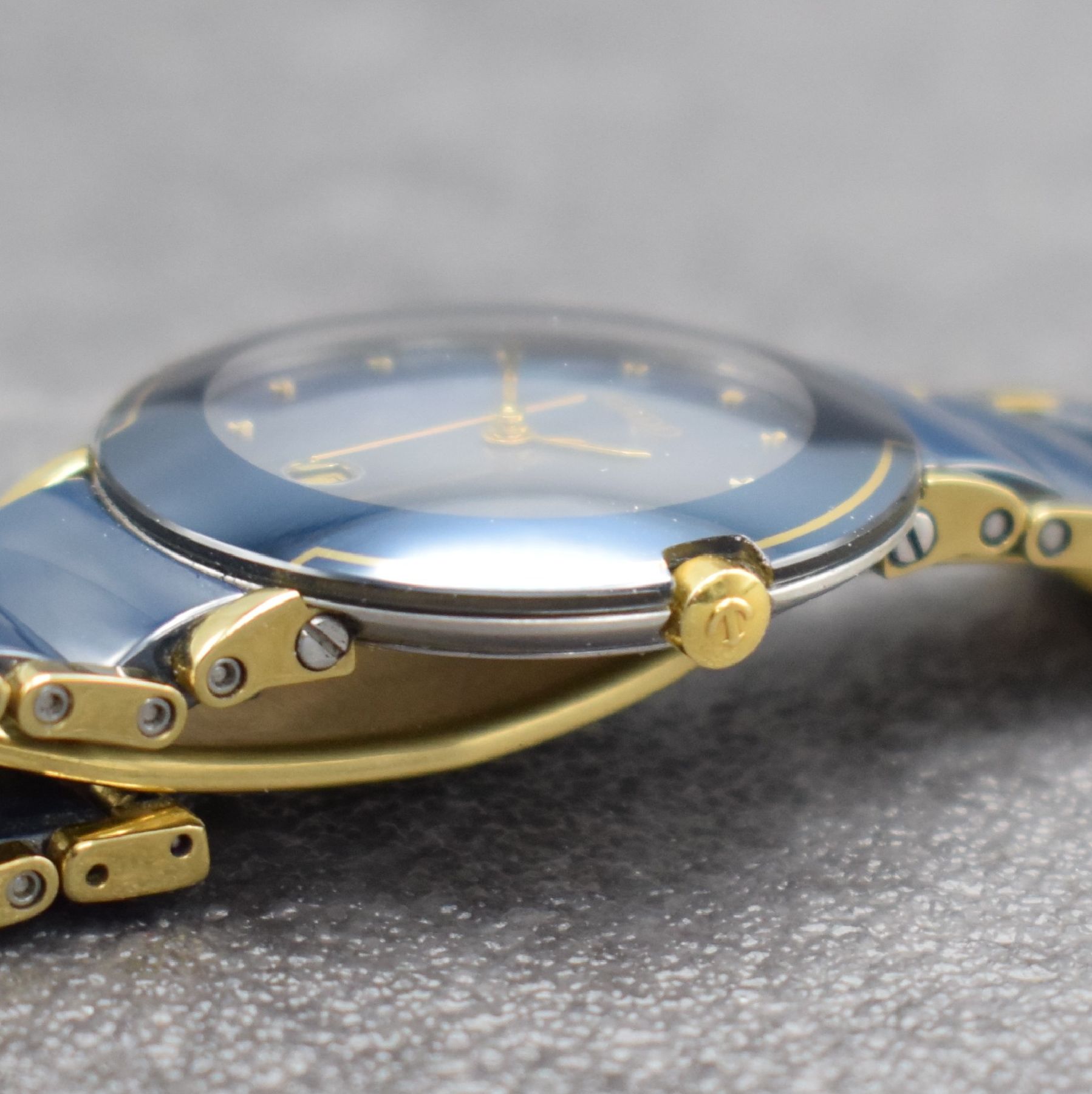 Detail c: RADO Diastar Damenarmbanduhr mit Keramikband, Schweiz lt. orig. Papier verk. 1997, quarz, gedr. Stahlgeh. m. gewölbtem Saphirglas, integr. ...