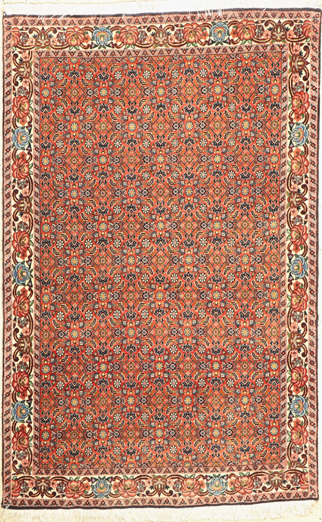 Bidjar Kork fein, Persien, ca. 50 Jahre, Korkwolle, ca. 173 x 111 cm, EHZ: 2