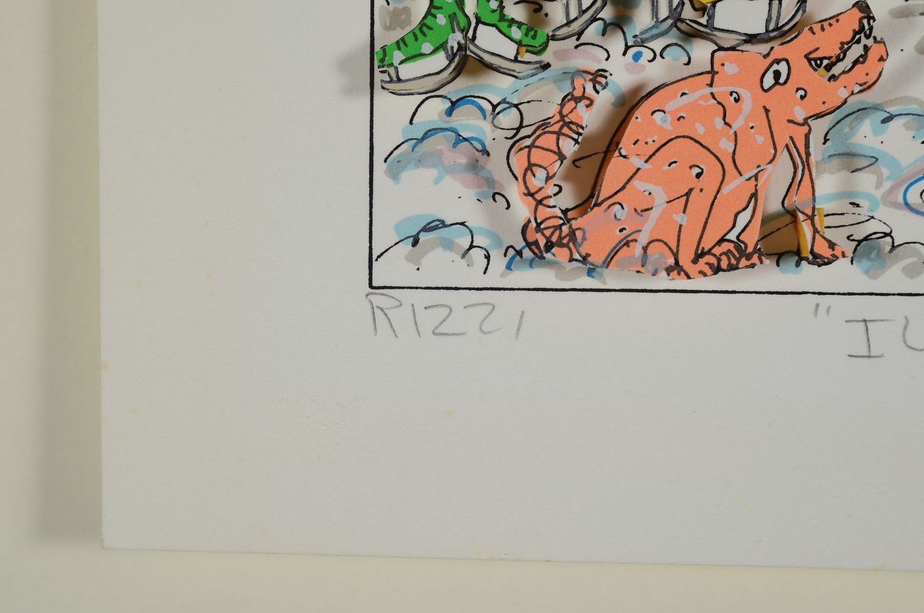 Detail a: James Rizzi, 1950-2011, "ICE DAY", 3D-Konstruktion, handsign., dat. 146/250, num. 88, ca. 35x25 cm