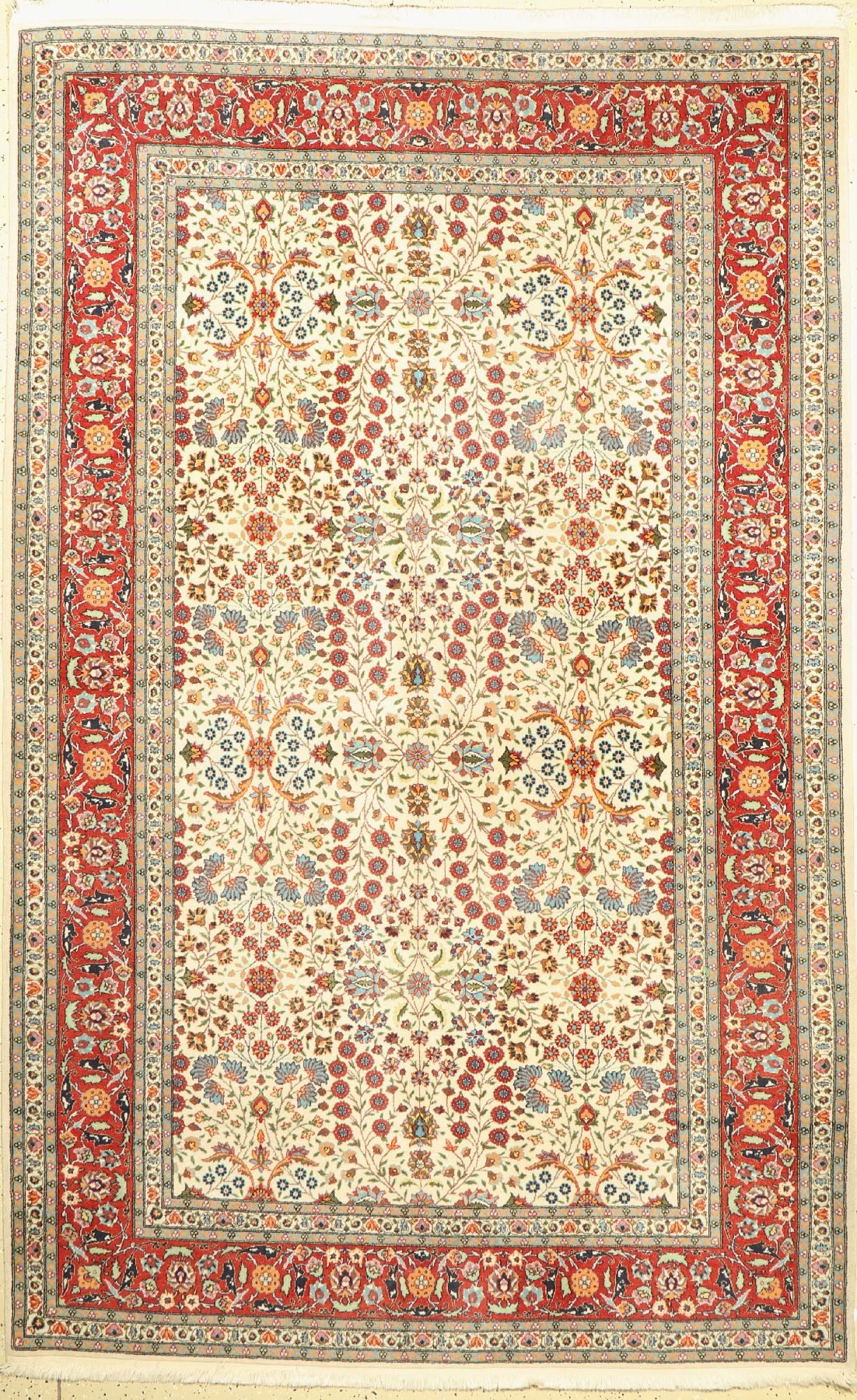 Hereke alt, Türkei, ca. 60 Jahre, Wolle aufBaumwolle, ca. 255 x 166 cm, EHZ: 2