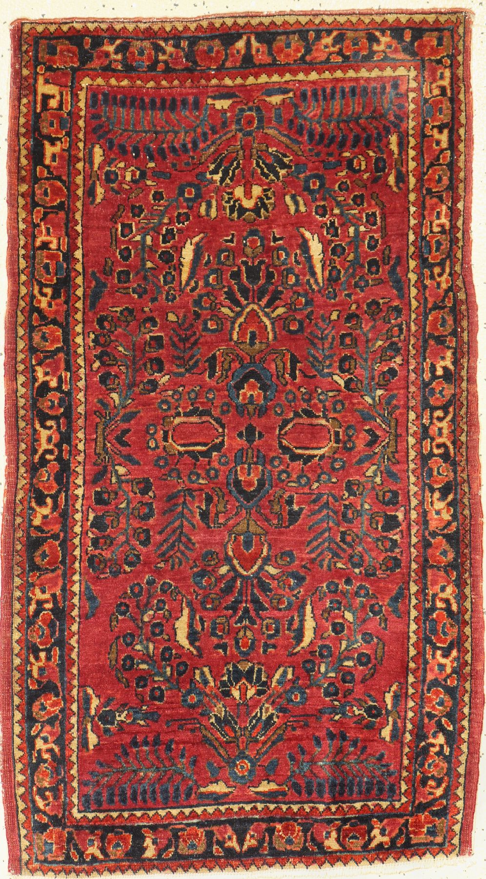 Us Re-Import Sarogh, Persien, um 1920, Wolle auf Baumwolle, ca. 110 x 62 cm, EHZ: 3