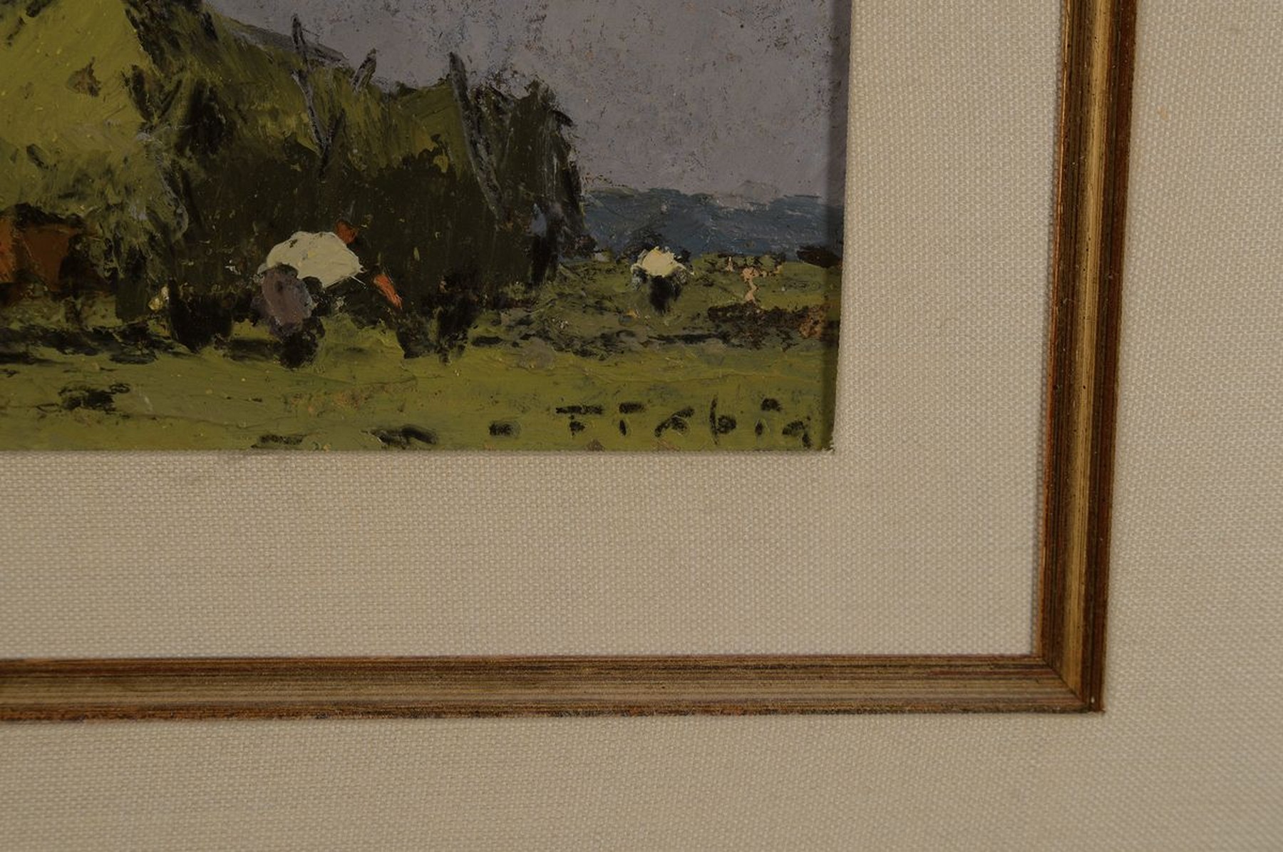 Detail a: Frédéric Fiebig, 1855 Talsen/Lettland-1953 Sélestat/Elsass, Studium an der Akademie St.Petersburg, ging 1907 nach Paris, ließ sich 1929 in ...