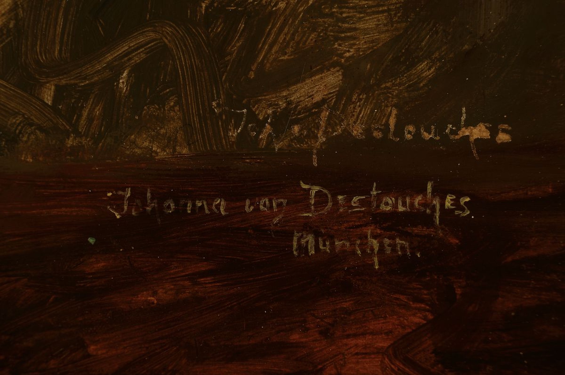 Detail a: Johanna von Destouches, 1869-1956 München, deutsche Malerin und Dichterin, Tochter des Historikers Ernst v.D., dem Gründer des Münchener ...