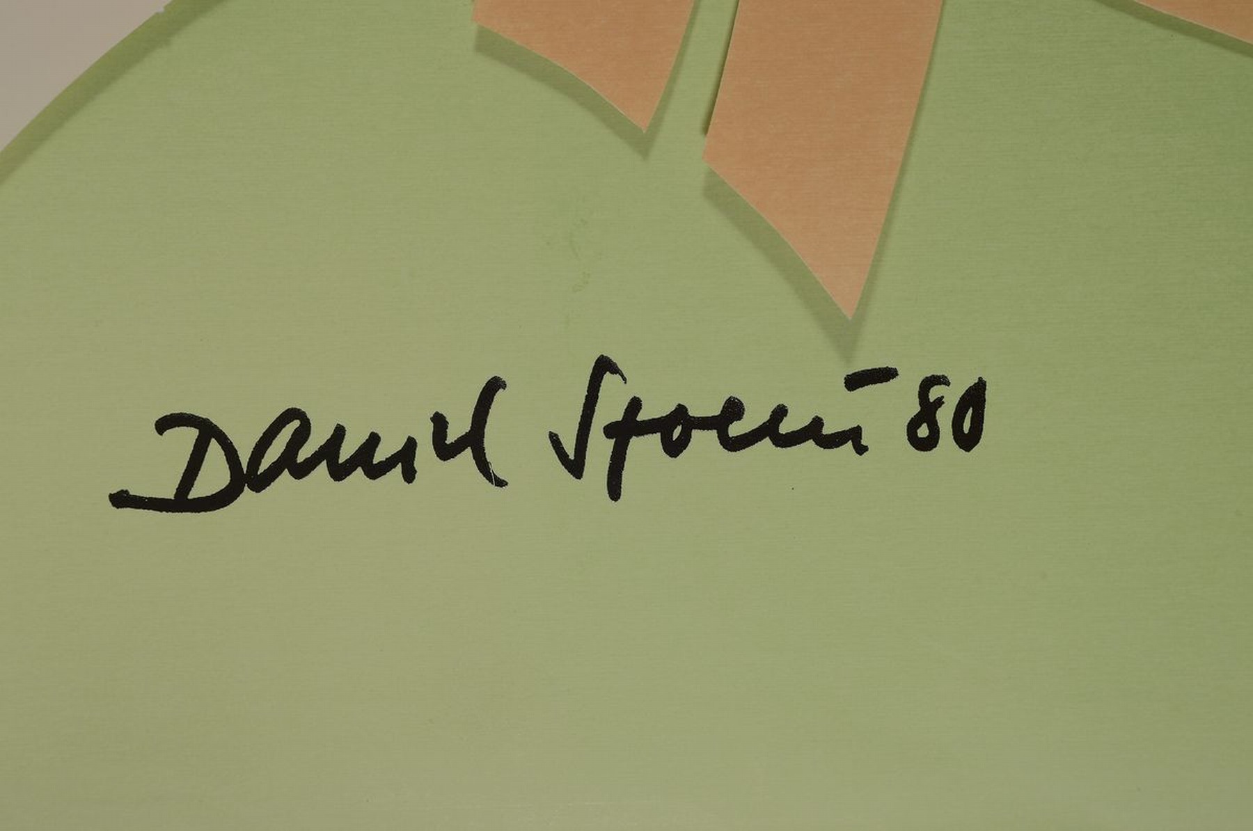 Detail a: Daniel Spoerri, geb. 1930, Ohne Titel, mehrlagiger Siebdruck aus der Serie Art Zander 80, links unten signiert und dat. 80, ca. 68x49cm