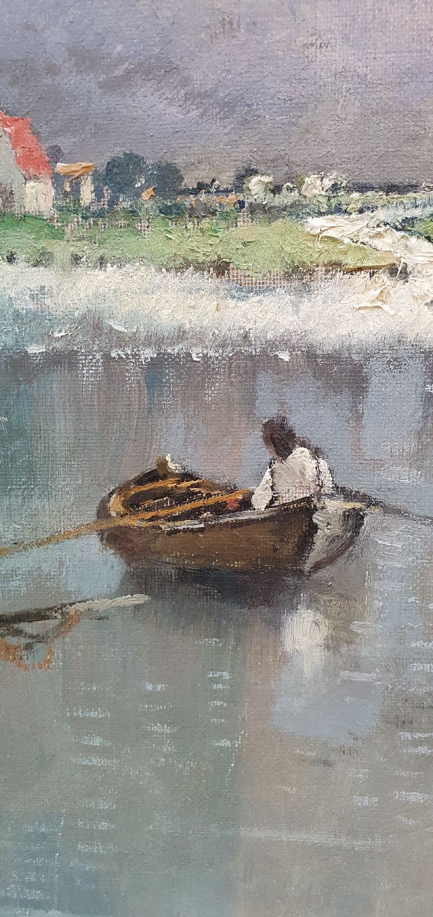 Detail d: Karl Heffner, 1849 Würzburg-1925 Berlin, studierte in München Musik und verkehrte im Lenbach-Kreis, wurde von Adolf Stademann in der Malerei ...