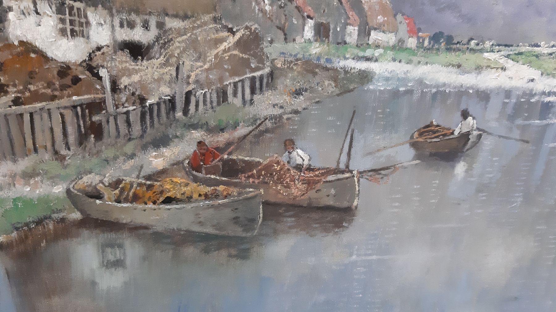 Detail g: Karl Heffner, 1849 Würzburg-1925 Berlin, studierte in München Musik und verkehrte im Lenbach-Kreis, wurde von Adolf Stademann in der Malerei ...