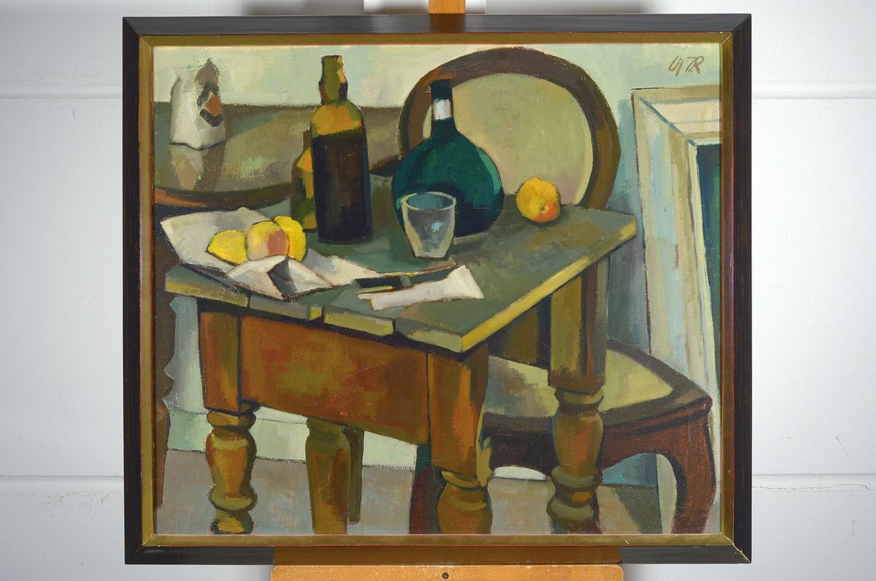 Detail k: Albert Rieger, 1914-1992 Karlsruhe, Studium an der Akademie Karlsruhe bei Siebert und Gebhardt, Meisterschüler von H. Goebel, unternahm zahlreiche ...
