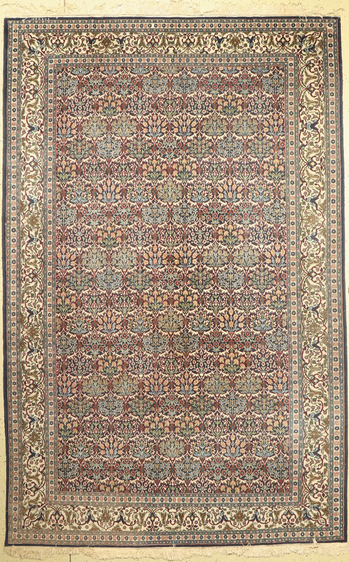 Hereke Wollteppich, Türkei, ca. 60 Jahre, Wolle auf Baumwolle, ca. 340 x 220 cm, EHZ: 2