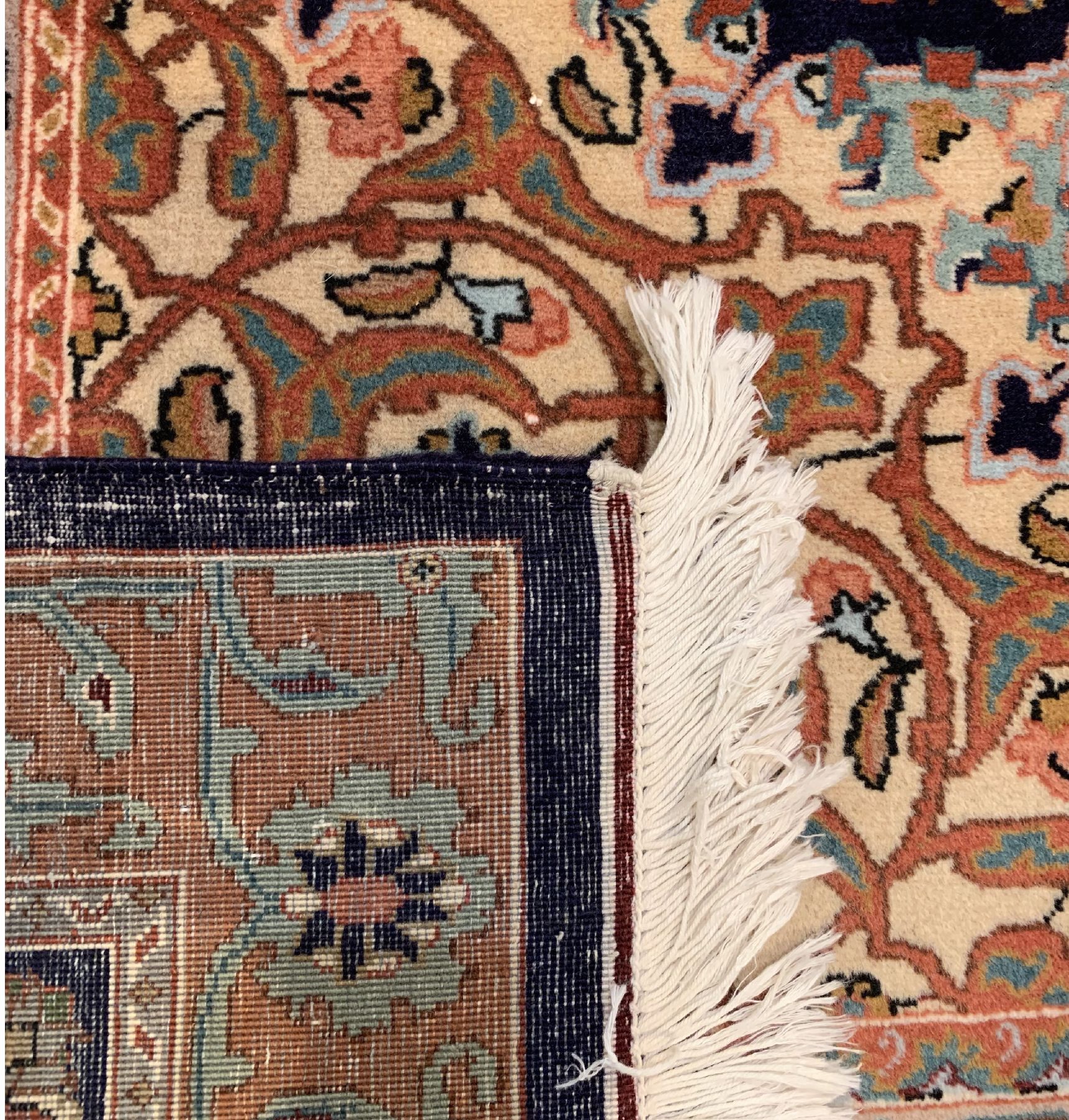 Detail f: Feiner Täbriz(Sheikh-Safi), Persien, um 1930/1940, Korkwolle geknüpft auf BaumwolleHochwertiger Täbriz mit dem berühmten Sheikh- Safi Muster und ...