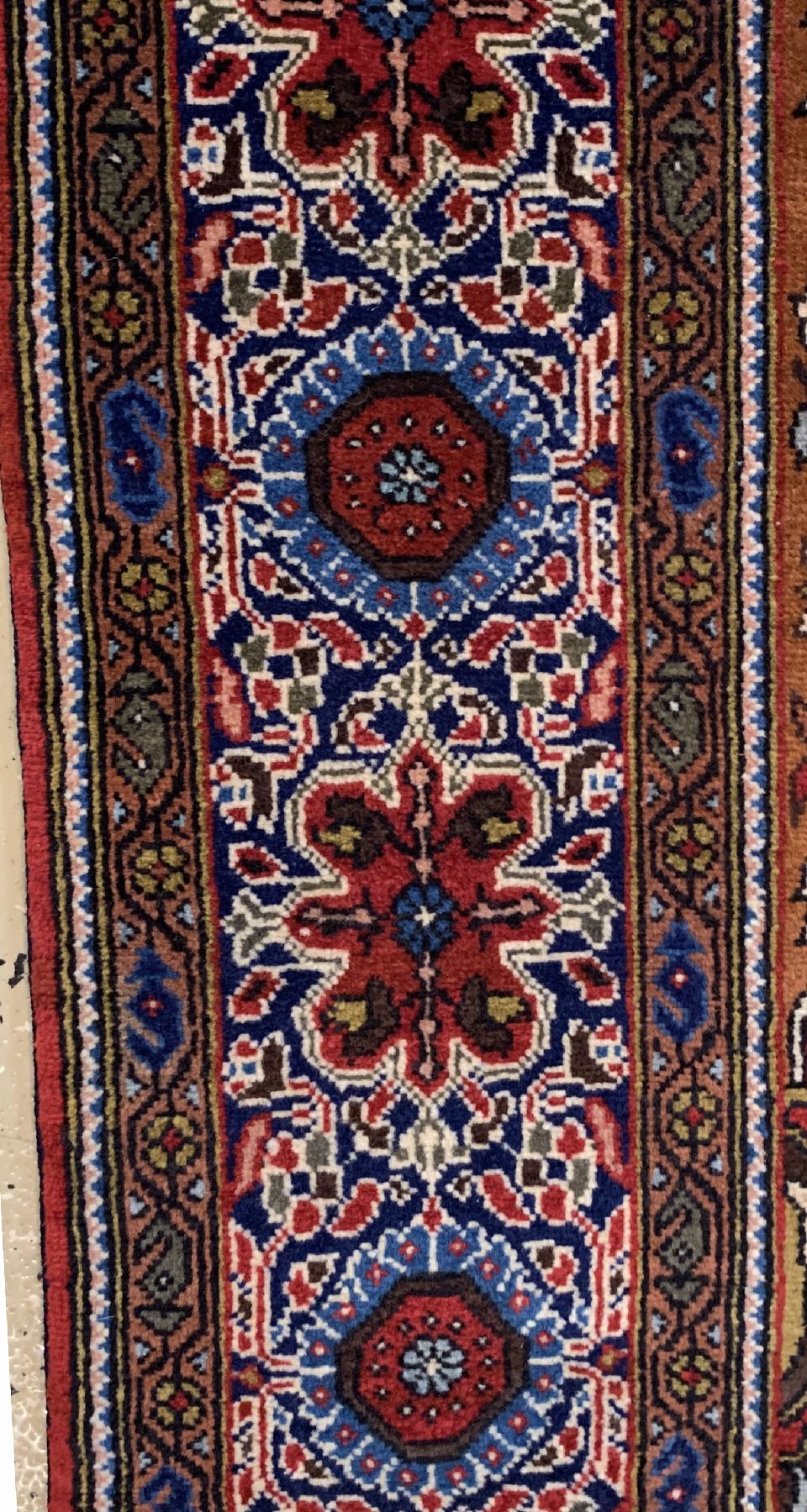 Detail b: Sarogh Farahan Auftragsarbeit(Sadaghian&Ghaseti), Persien, um 1950/1960, Korkwolle geknüpft auf Baumwolle, ca. 194 x 121 cm, EHZ: 2 (Sehr guter ...