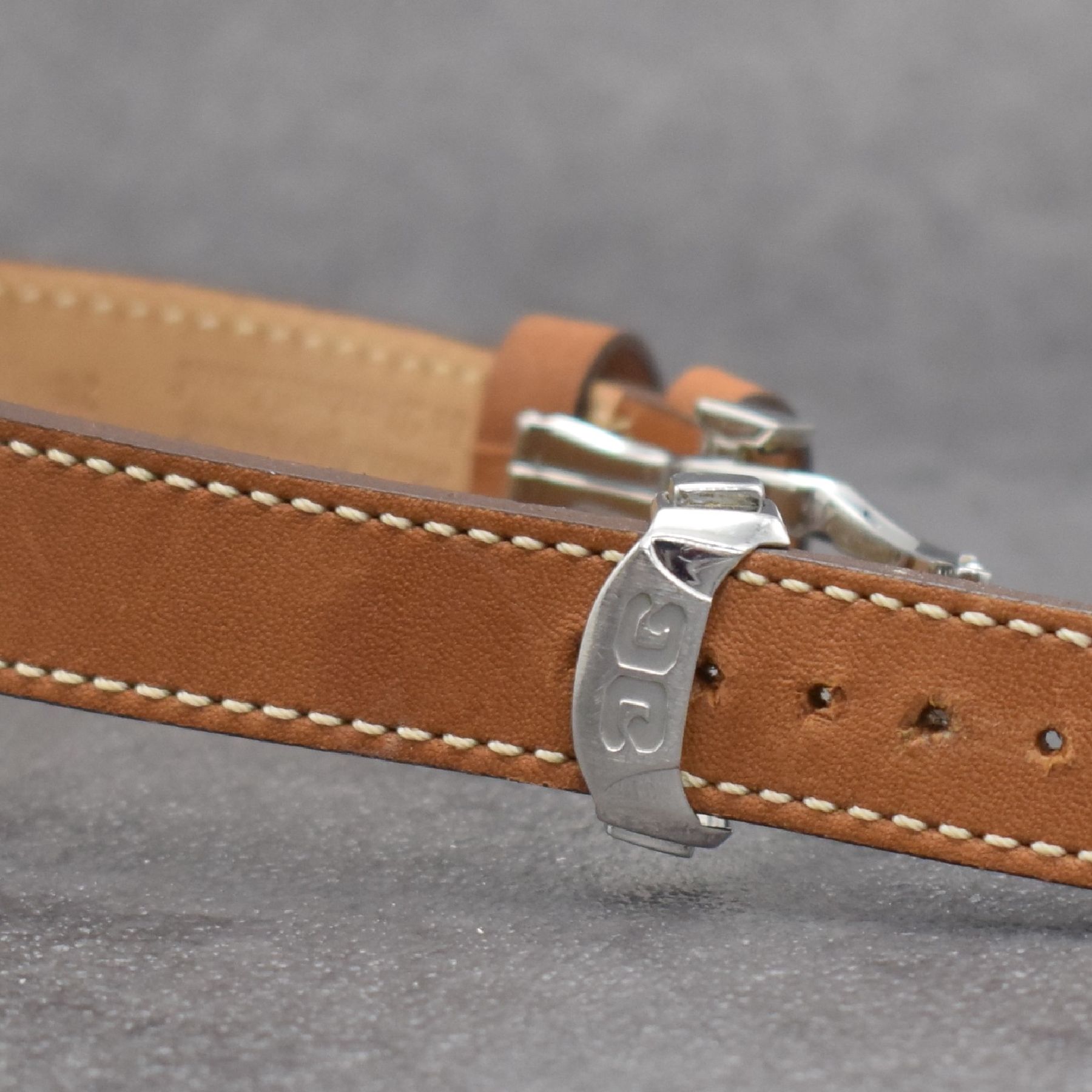 Detail d: GLASHÜTTE ORIGINAL Herrenarmbanduhr Sport Evolution GMT, Automatik, Deutschland um 2012, Ref. 39-55-43-03-14, Edelstahlgeh. inkl. Lederband m. orig. ...