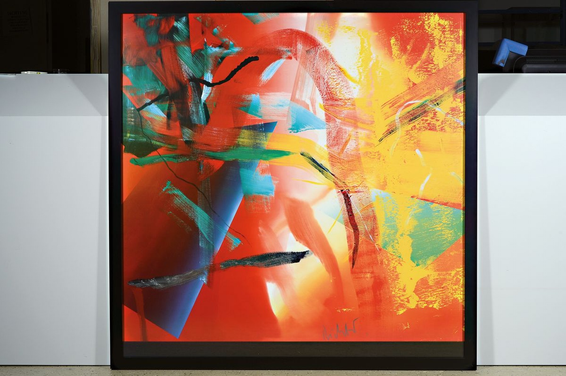 Detail k: Gerhard Richter, geb. 1932, , Offset auf Karton, handsigniert, nur wenige handsignierte Exemplare, aus 1991, Hrsg. Achenbach Art Edition Düsseldorf ...