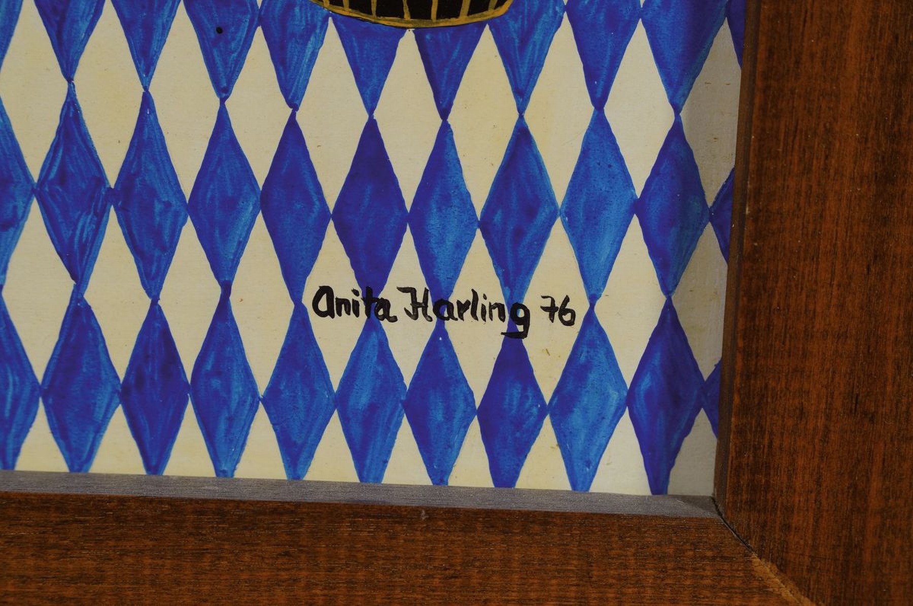 Detail c: Anita Büscher-Harling, 1940 Oggersheim-2012 Königsbach/Wstr., Siesta, Öl/Malkarton, signiert und dat. 76, ca. 40x50cm, R. ca. 48x58 cm