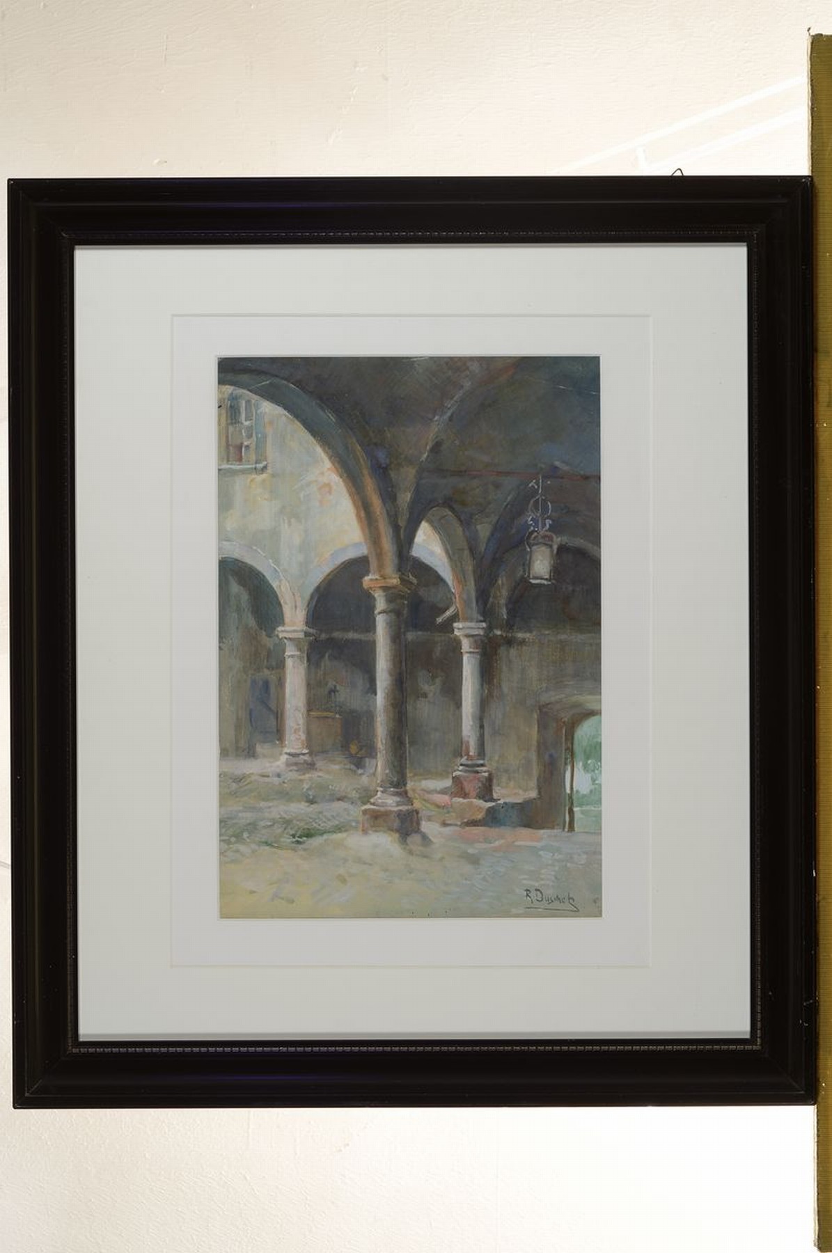 Detail k: Richard Duschek, 1884 Neugarten-1959 Besigheim, Studium an der Akademie Berlin, Schüler von Kallmorgen und U. Hübner, hier: Castello di Toblino, ...