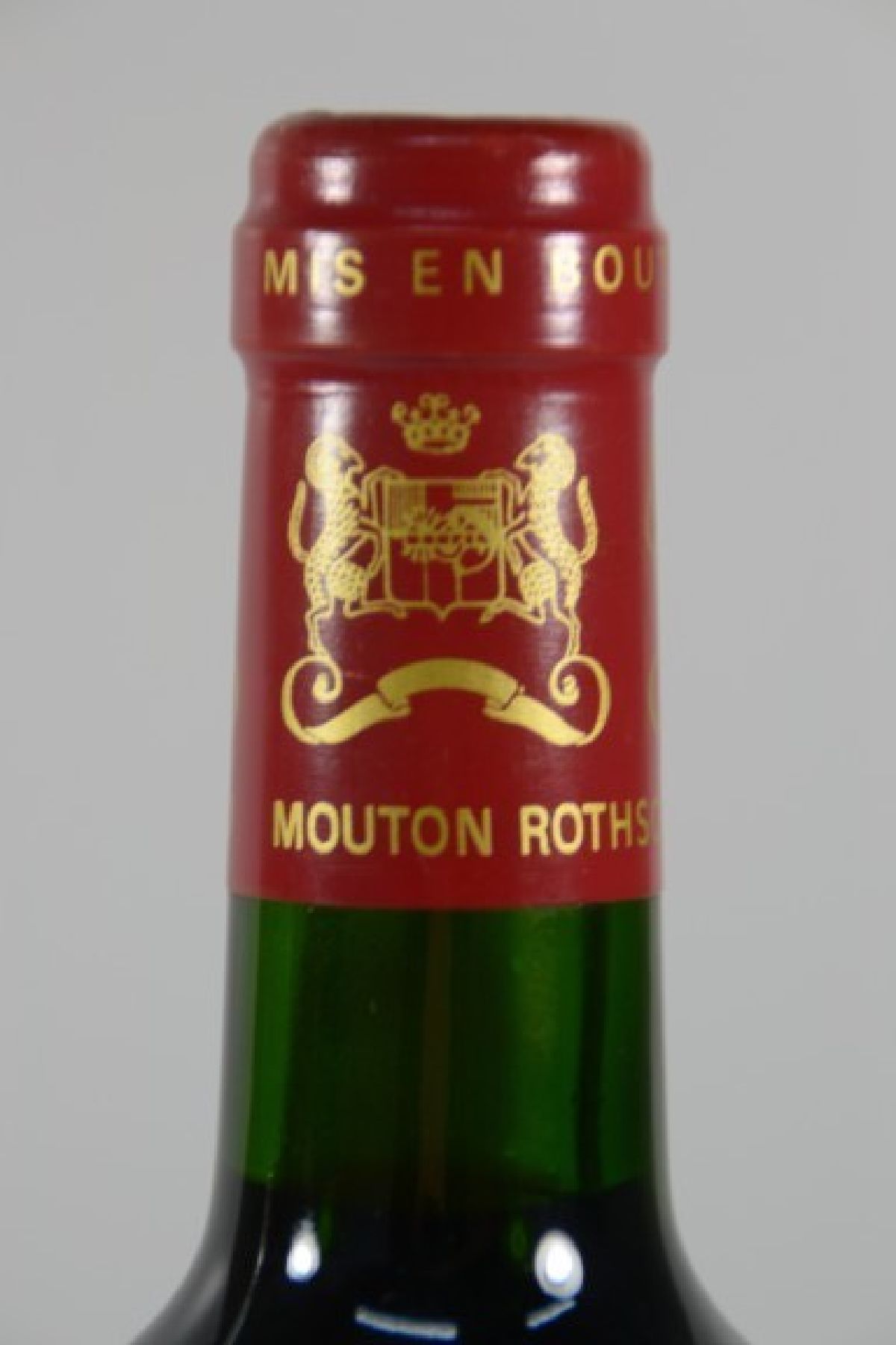 Detail b: 1 Flasche Chateau Mouton Rothschild, 1999, Künstleretikett Savignac, 75ml, orig. verkorkt und unverkostet