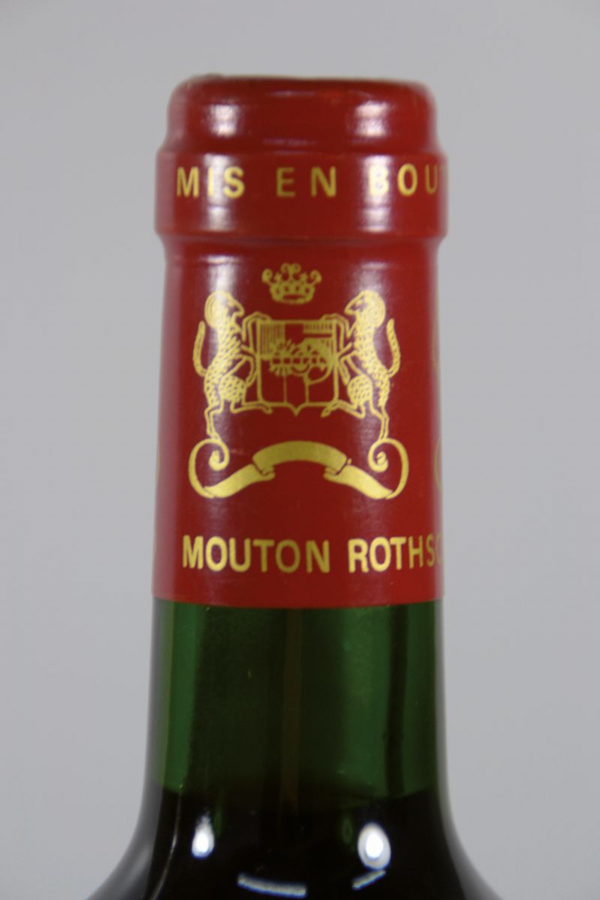Detail c: 1 Flasche Chateau Mouton Rothschild, 1999, Künstleretikett Savignac, 75ml, orig. verkorkt und unverkostet