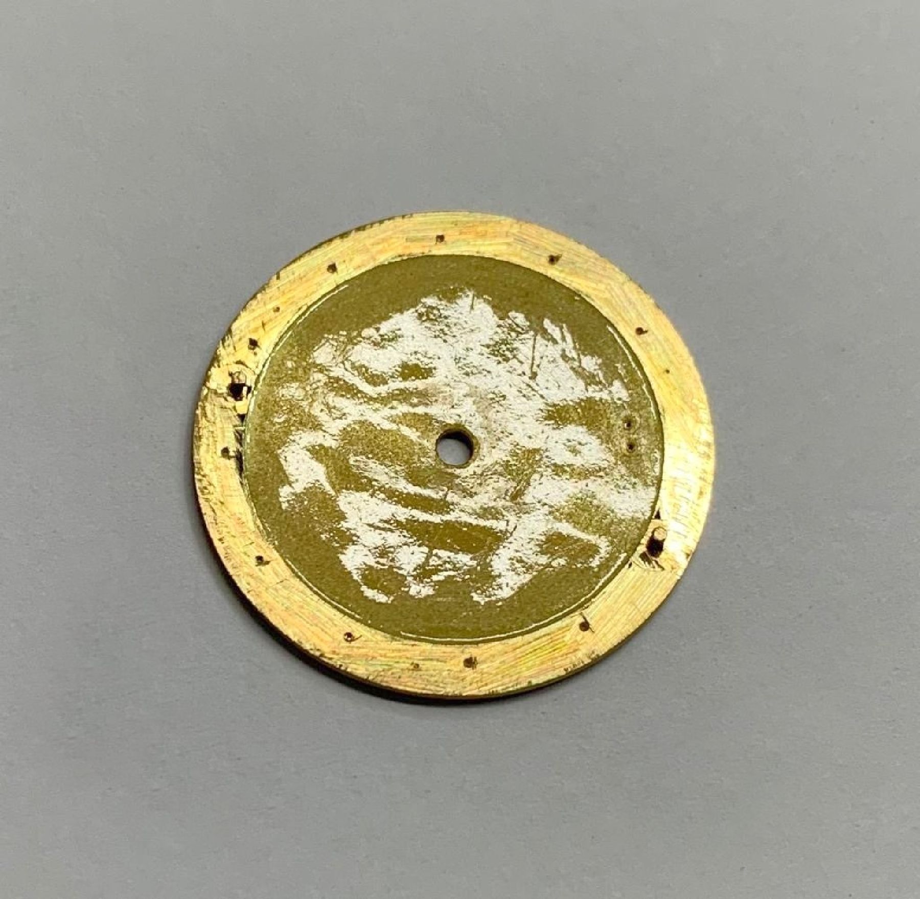Detail j: ROLEX bedeutende & extrem seltene Chronometer Herrenarmbanduhr Oyster Perpetual Bubble Back mit einzigartigem Cloissoné-Emailzifferblatt Referenz ...