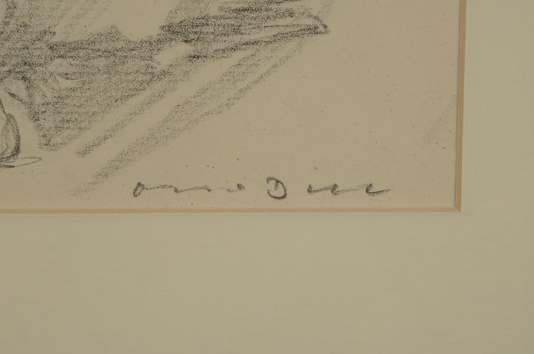 Detail a: Otto Dill, 1884 Neustadt-1957 Bad Dürkheim, schreitender Tiger, Bleistiftzeichnung auf Papier, rechts unten signiert, ca. 23x21cm, PP, u.Gl., R. ca. ...
