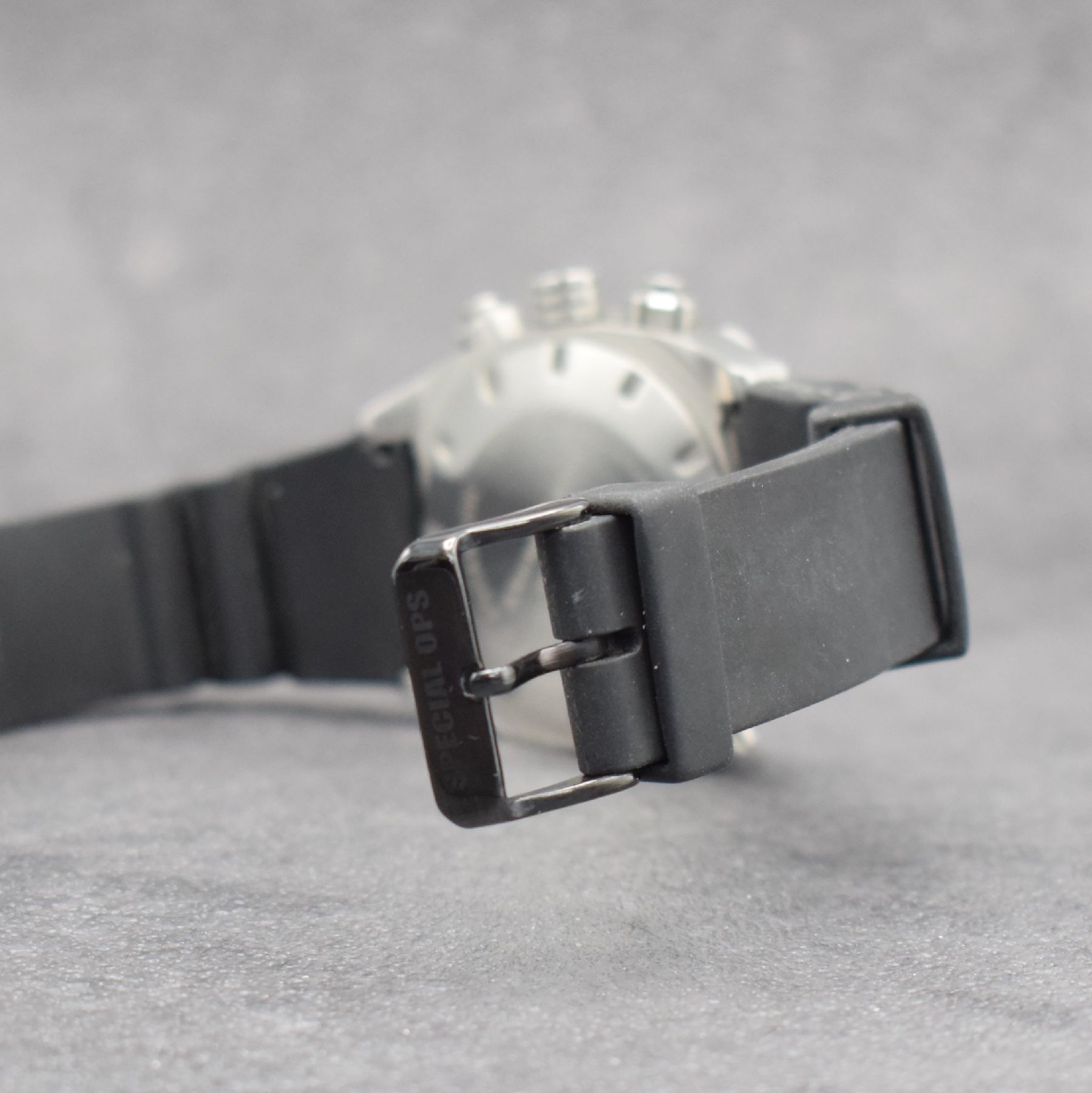 Detail d: SCHAUMBURG WATCH Aquamatic Professional 3300ft/1000m Herrenarmbanduhr mit Chronograph, Deutschland um 2008, Automatik, verschr. Geh. in Stahl, eins. ...