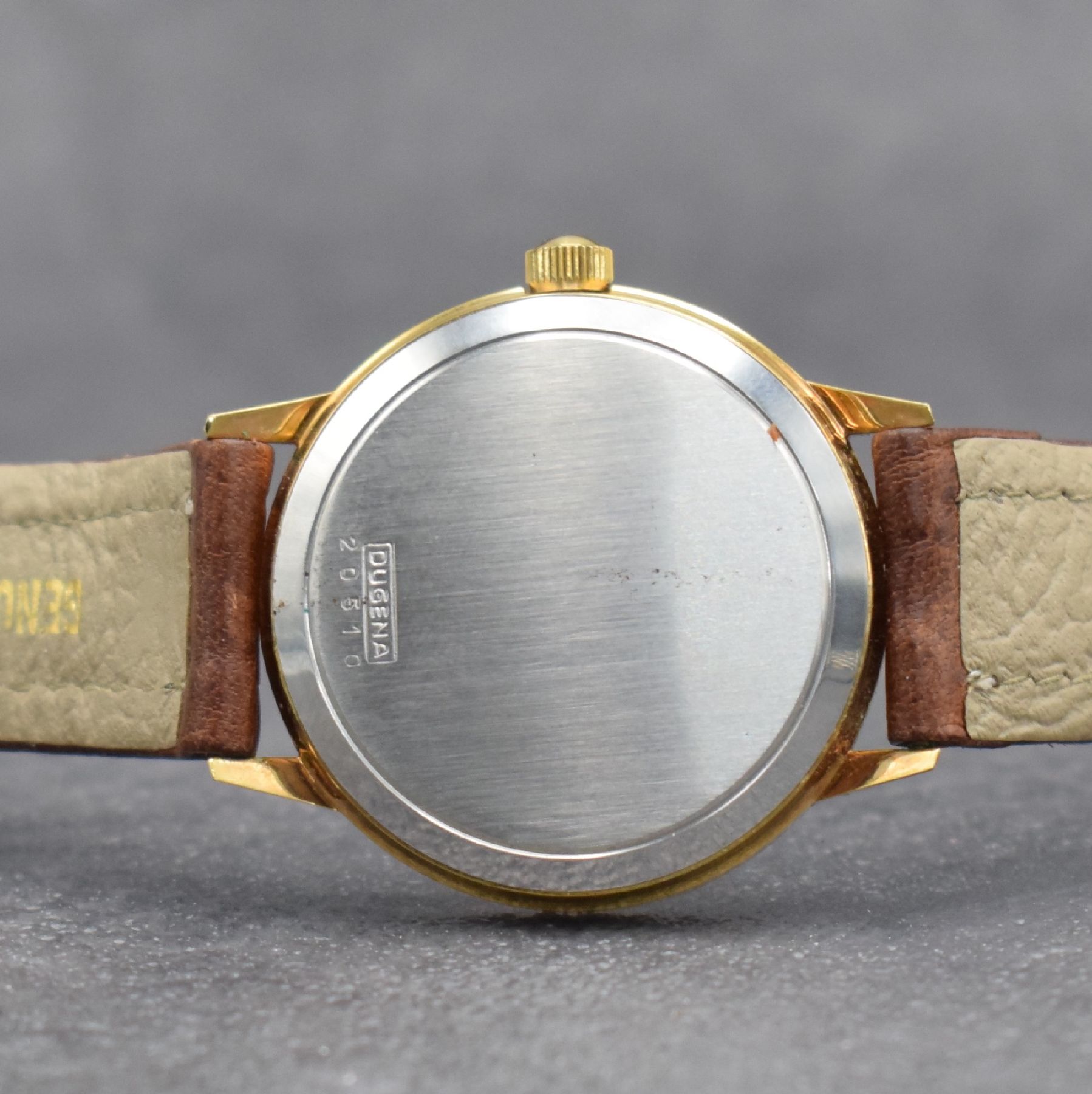 Detail c: Konvolut: 3 DUGENA Armbanduhren Serie Tropica, Schweiz 1970er Jahre, all Automatik, 1 x verchromt an neutr. Stahlband, Edelstahlboden aufgedr., Kal. ...