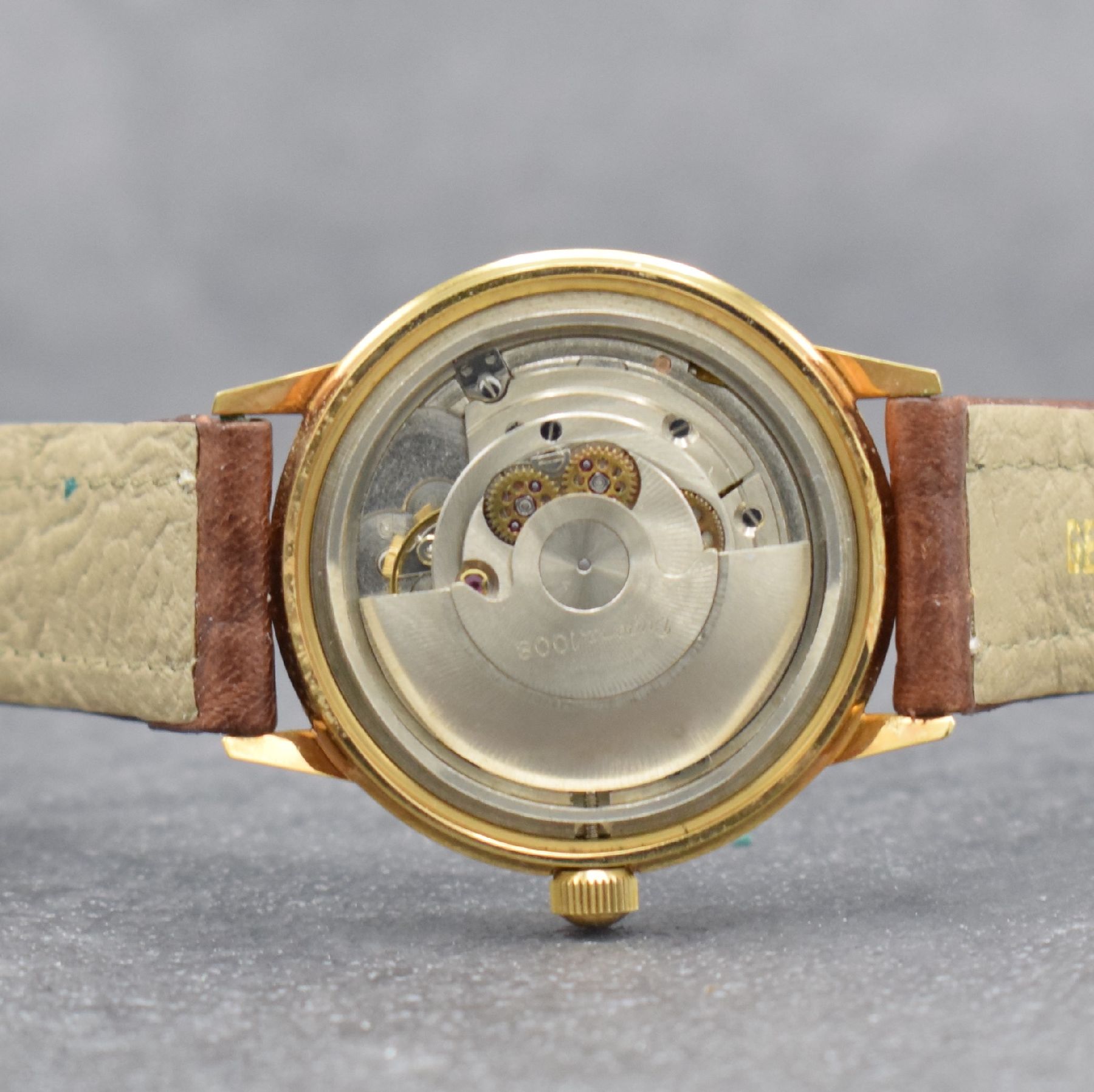 Detail e: Konvolut: 3 DUGENA Armbanduhren Serie Tropica, Schweiz 1970er Jahre, all Automatik, 1 x verchromt an neutr. Stahlband, Edelstahlboden aufgedr., Kal. ...