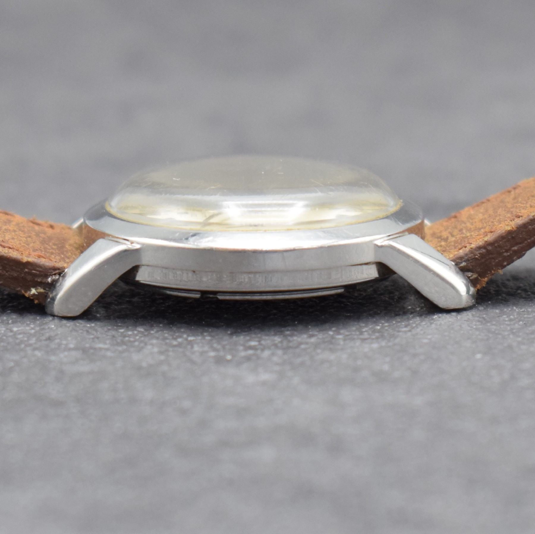 Detail e: ZENITH Herrenarmbanduhr mit original Etui, Garantieschein & Beschreibung Kal. 133.8, Schweiz verk. lt. G.-Schein 03/1956, Hammerautomatik, ...