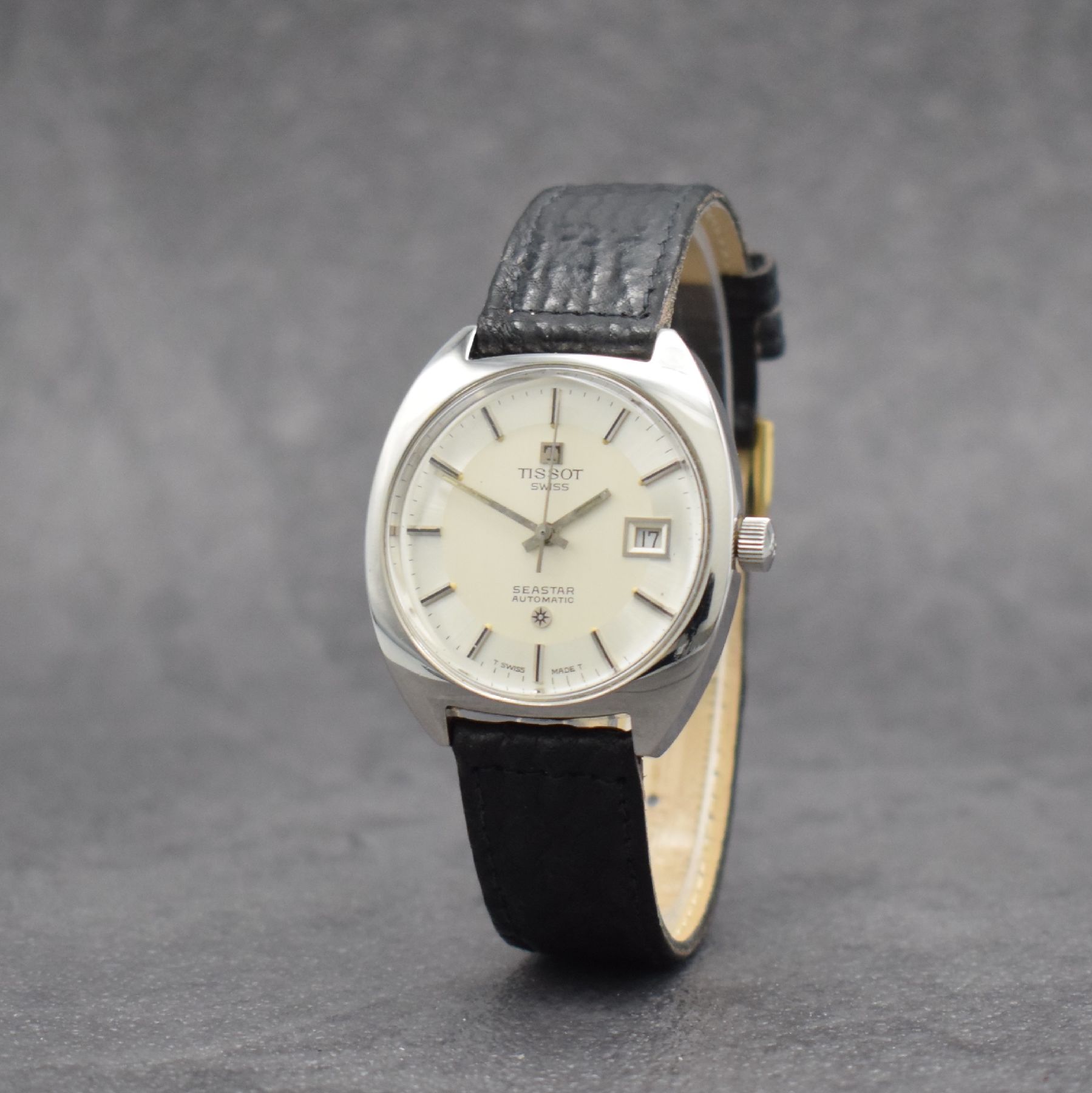 Detail h: Konvolut: 2 TISSOT Armbanduhren Serie Seastar, beide Automatik, Schweiz um 1975, Böden verschr., 1 x 21 St., Kal. 784-2, D. ca. 33,5 mm, 1 x m. ...